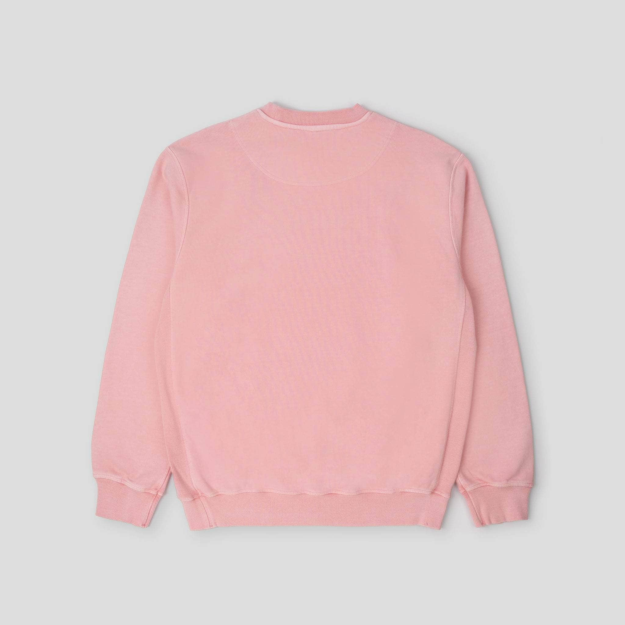 Relaxed Cotton Sweatshirt Dusty Pink