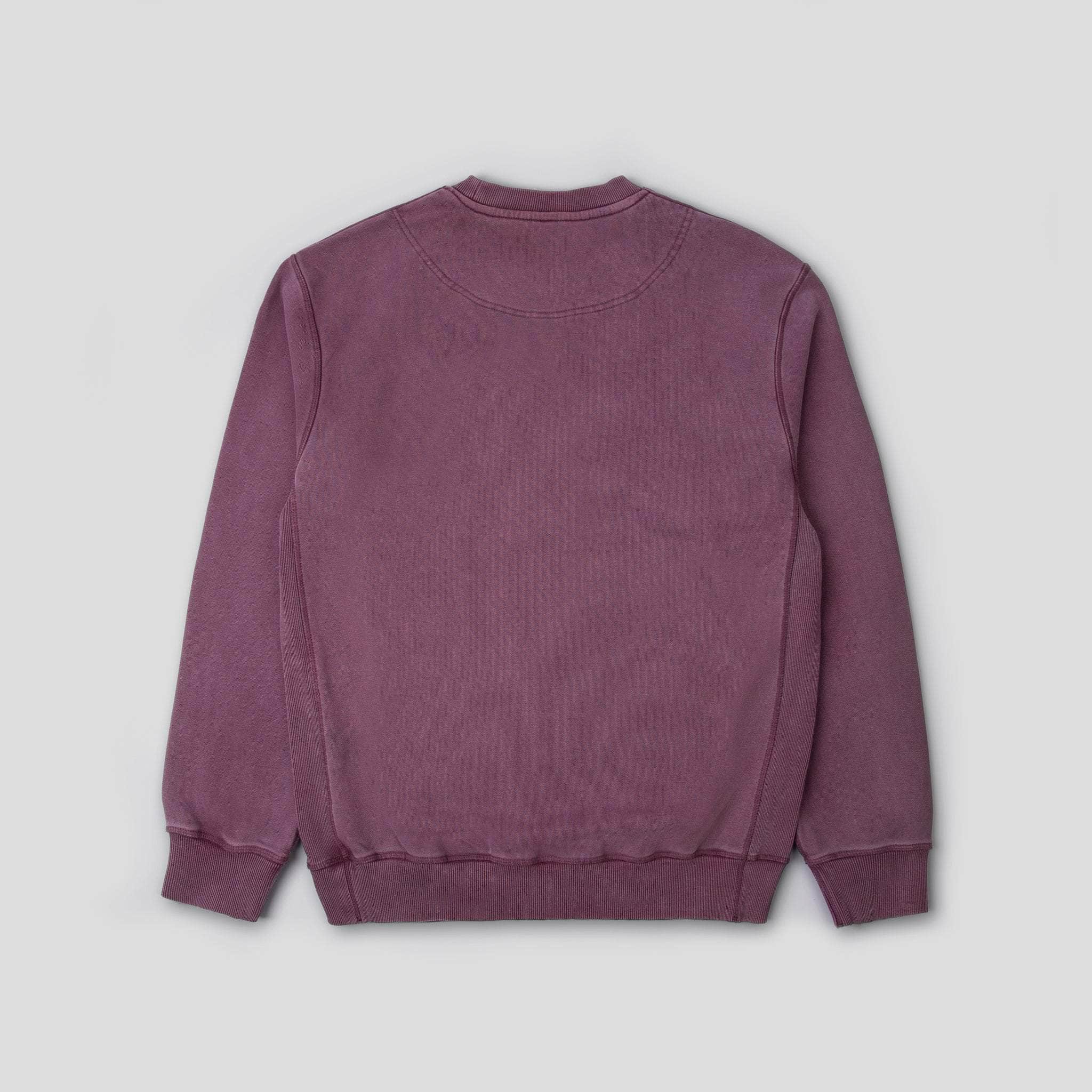 Relaxed Cotton Sweatshirt Rose Brown