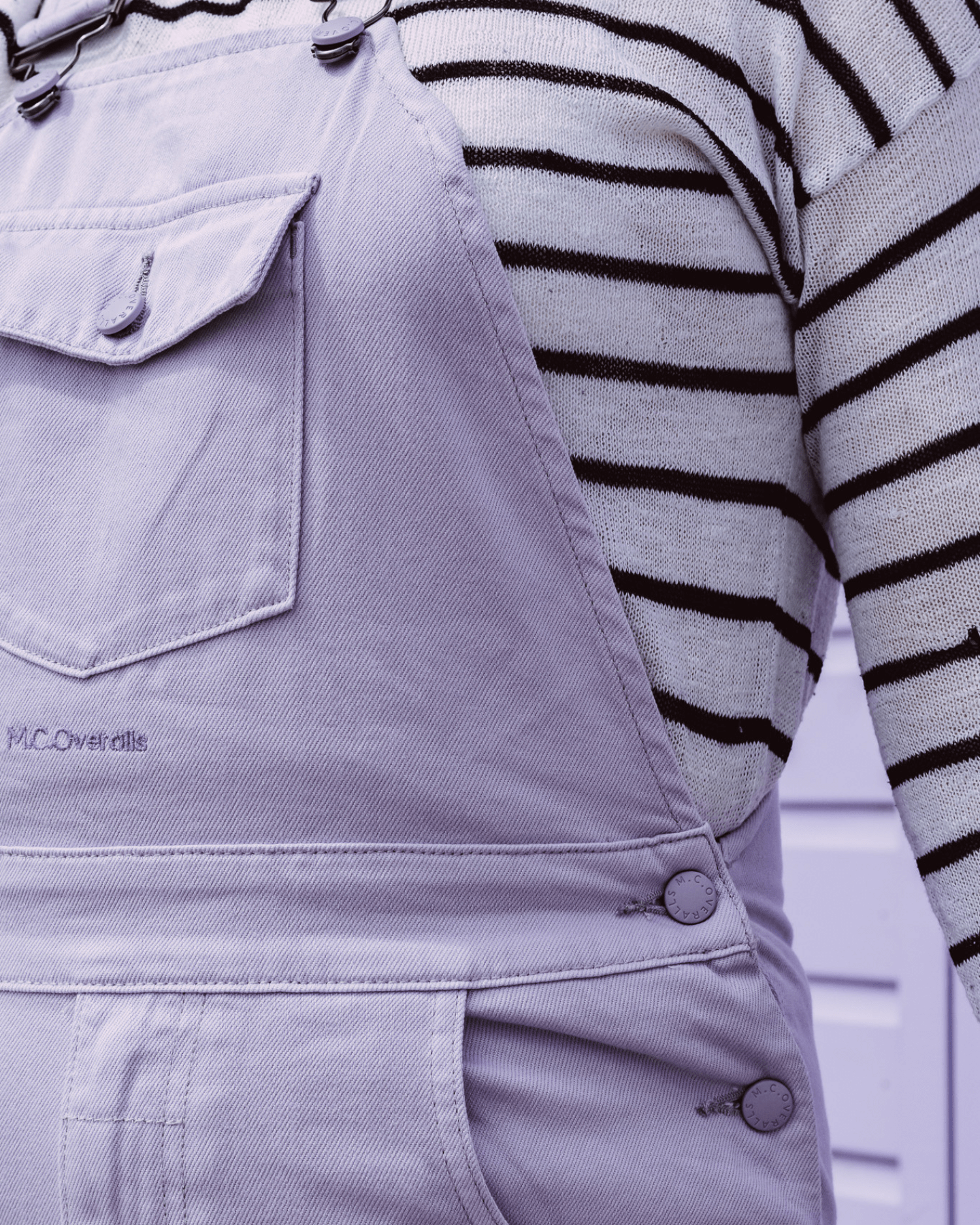 Denim Bib & Brace Dungaree Gin Blossom