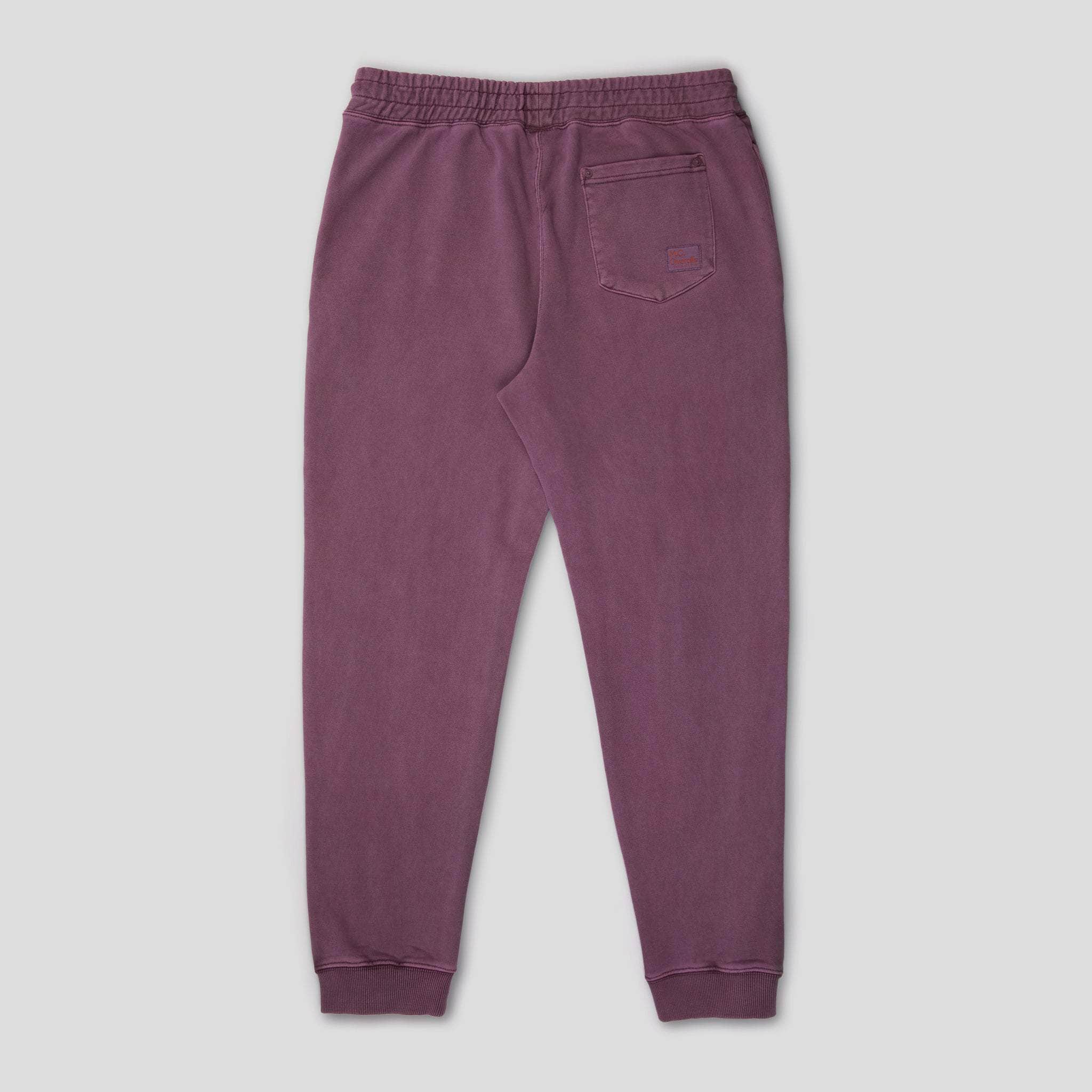 Regular-Fit Cotton Sweatpants Rose Brown