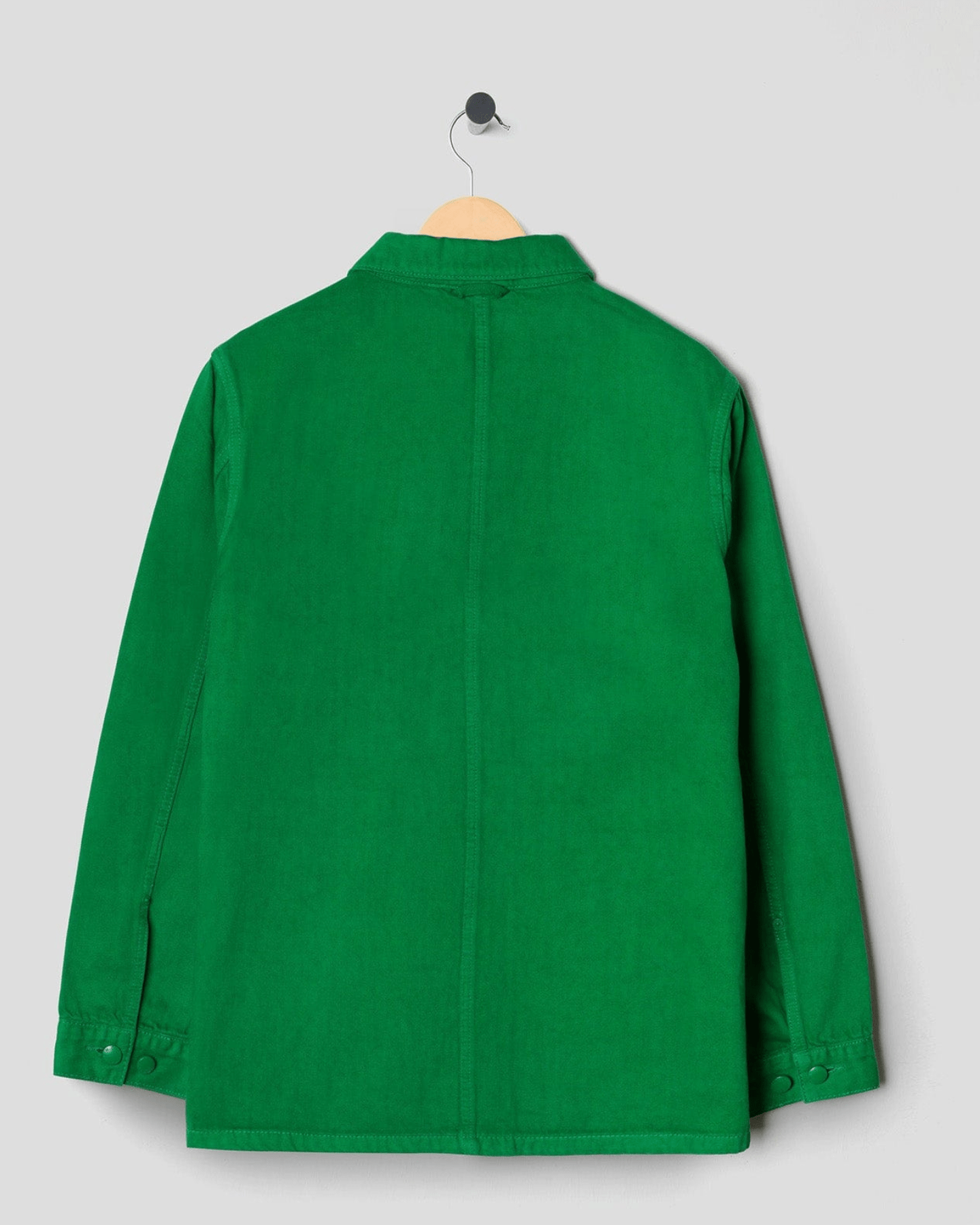 Relaxed Denim Work Jacket Green