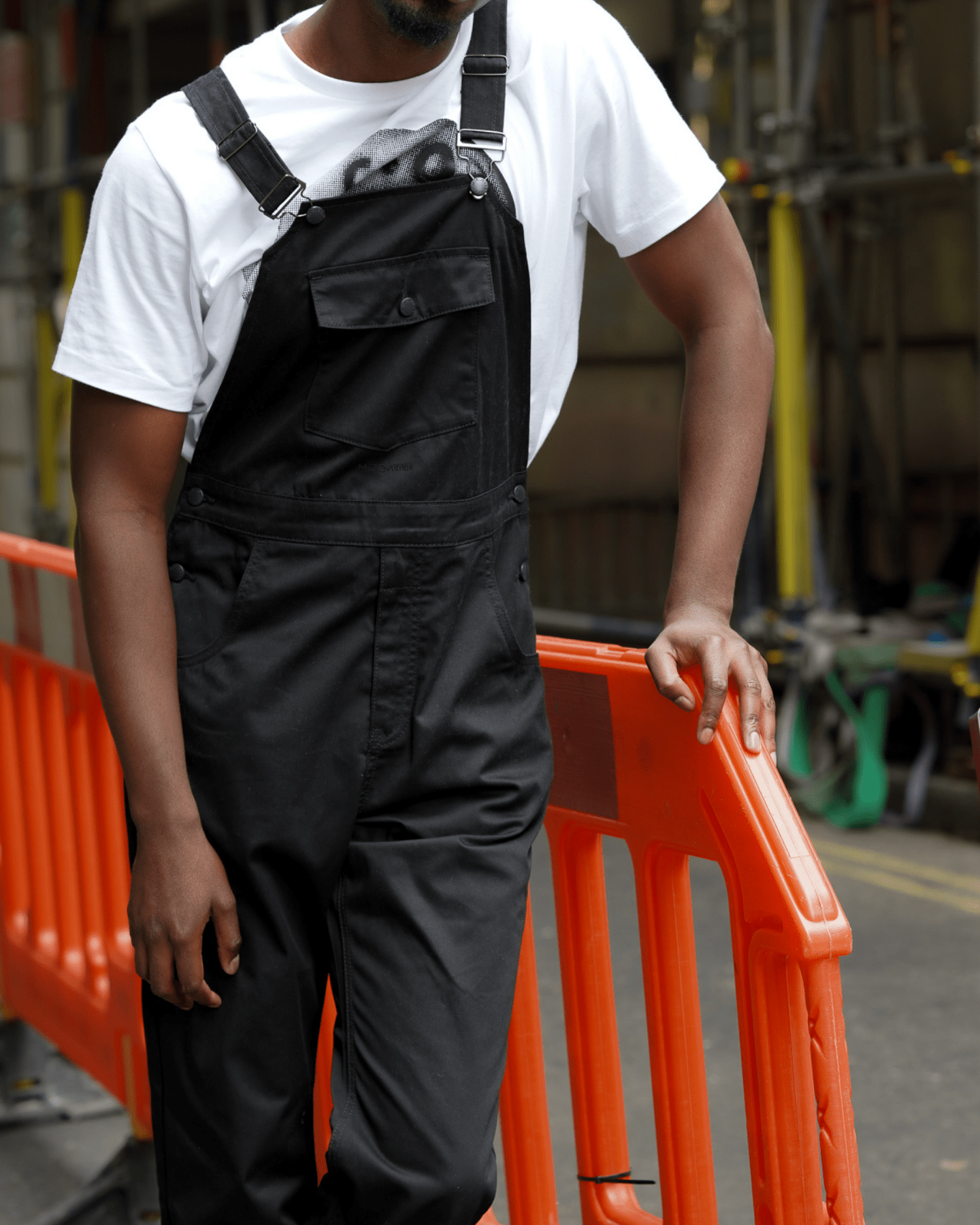 Bib & Brace Dungaree Black