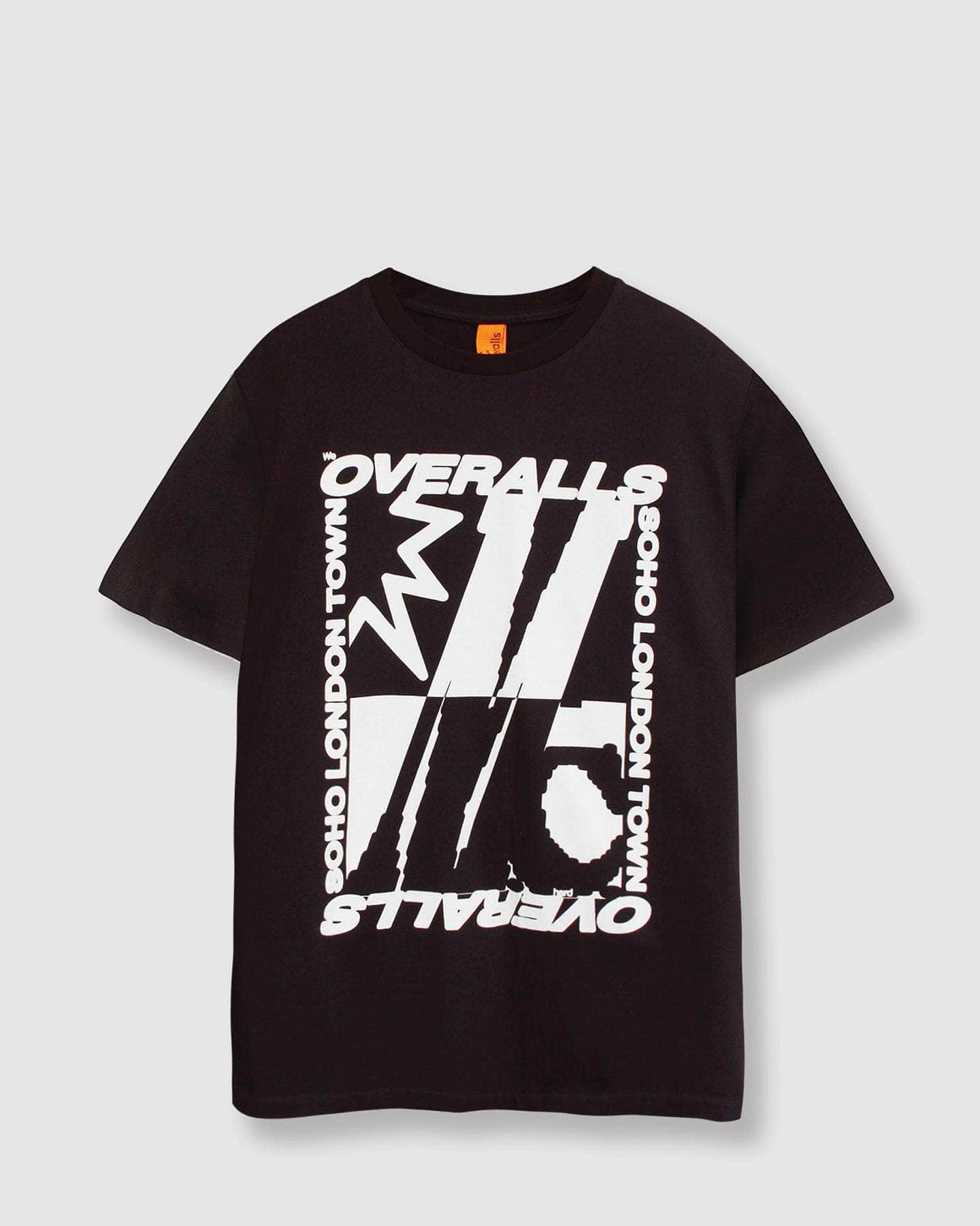 MCO Spark S/S T-Shirt Black (White Print)
