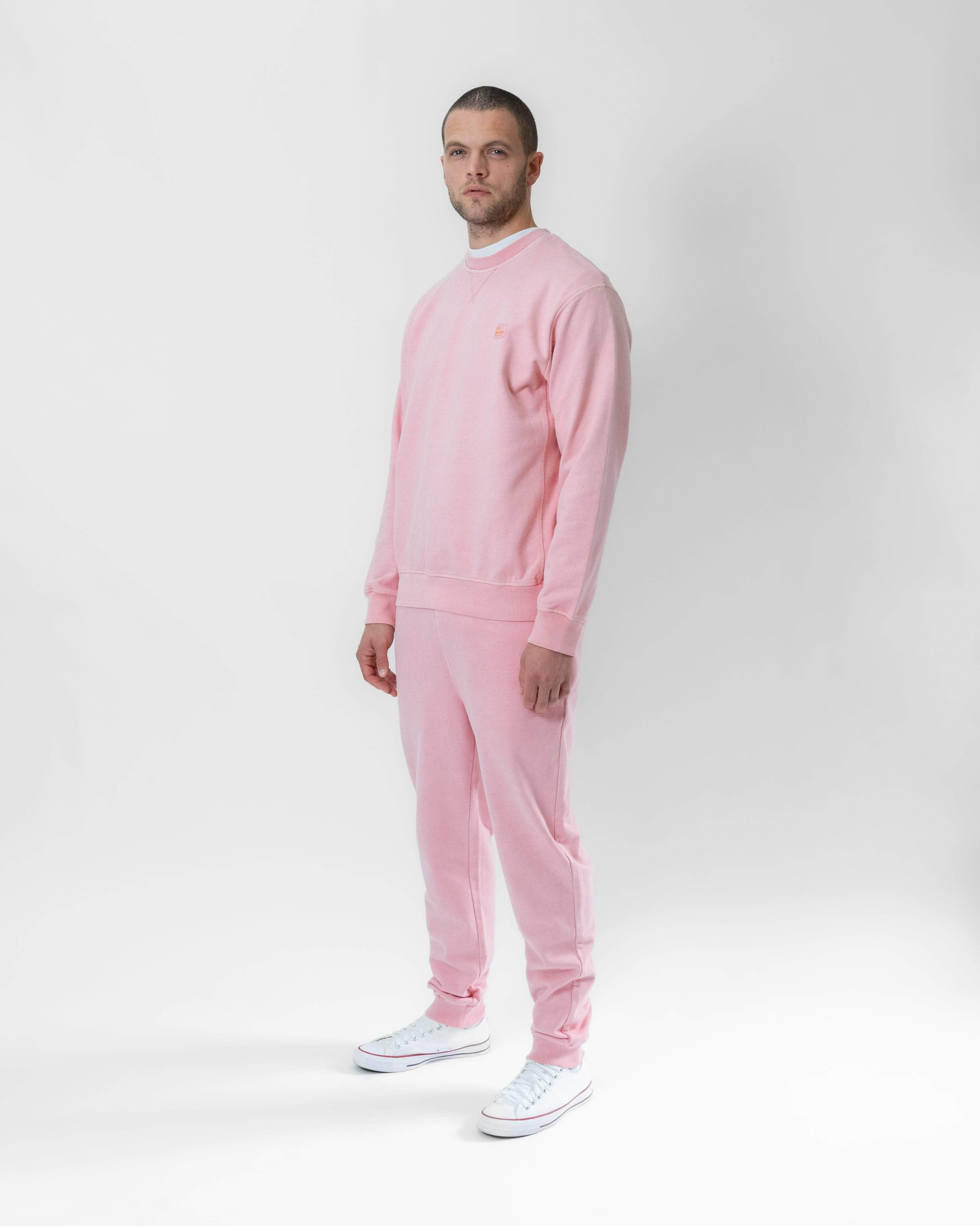 Regular-Fit Cotton Sweatpants Dusty Pink