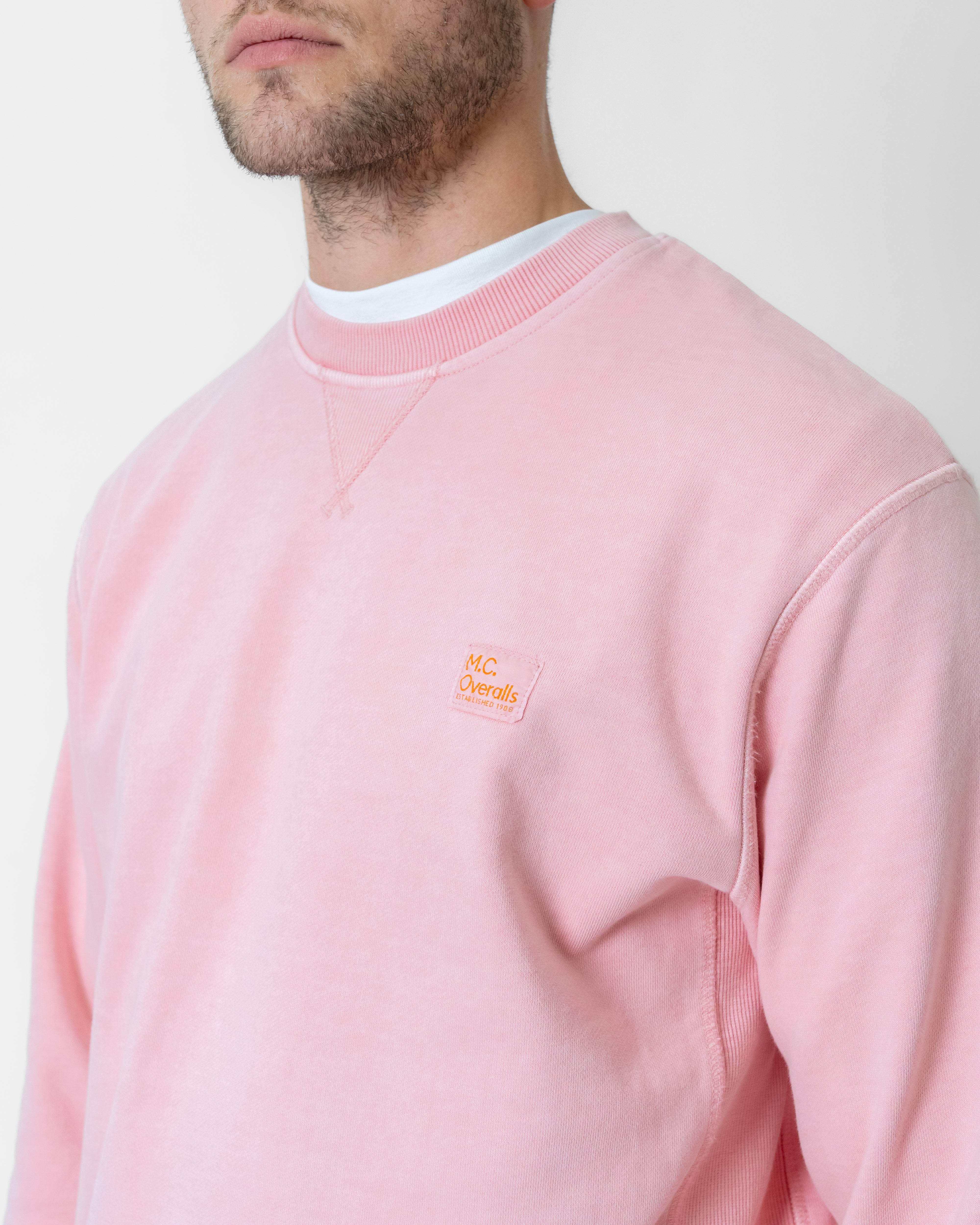 Relaxed Cotton Sweatshirt Dusty Pink