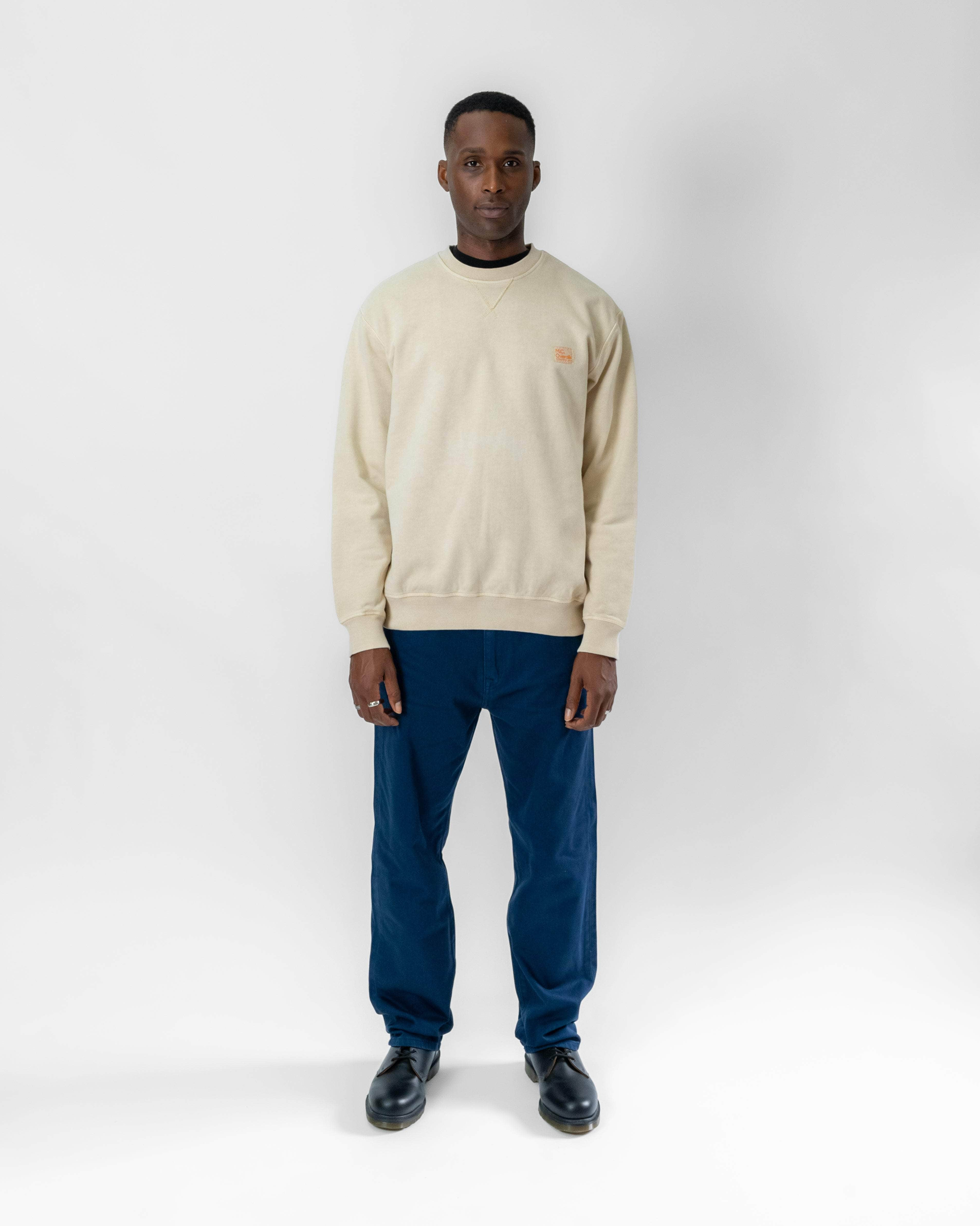 Relaxed Cotton Sweatshirt Palo Santo