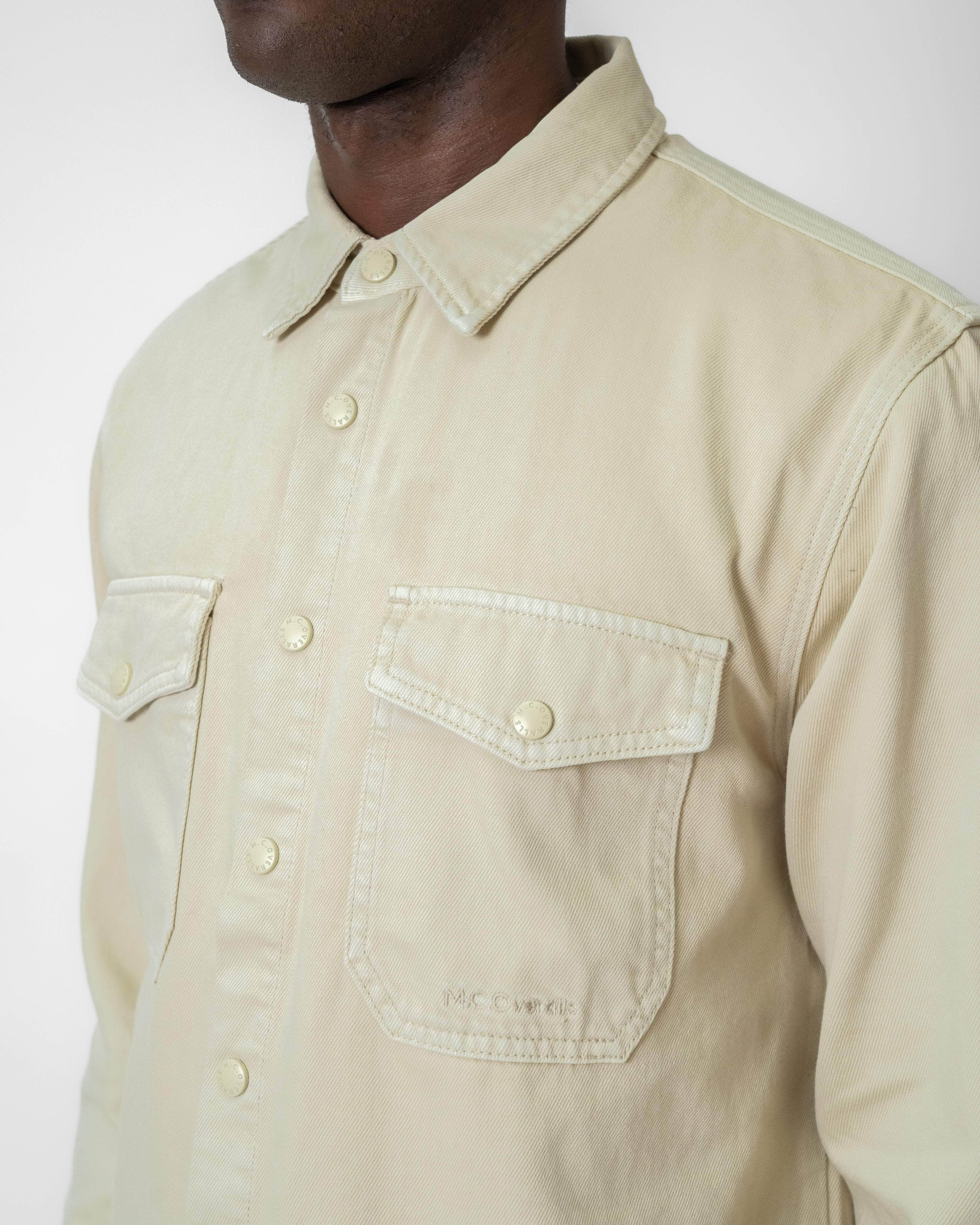 Relaxed Denim Overshirt Palo Santo