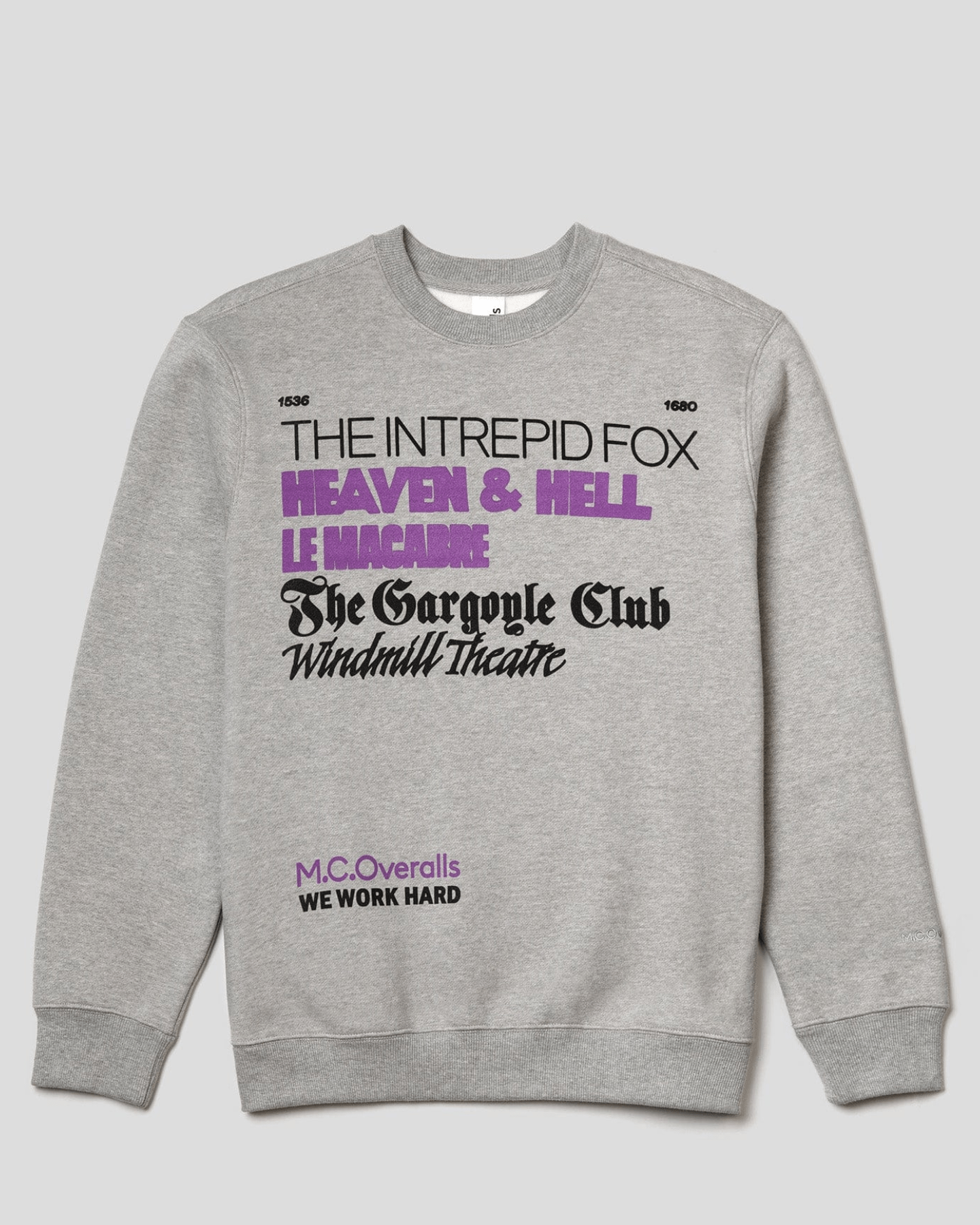 The Intrepid Fox Sweatshirt Grey