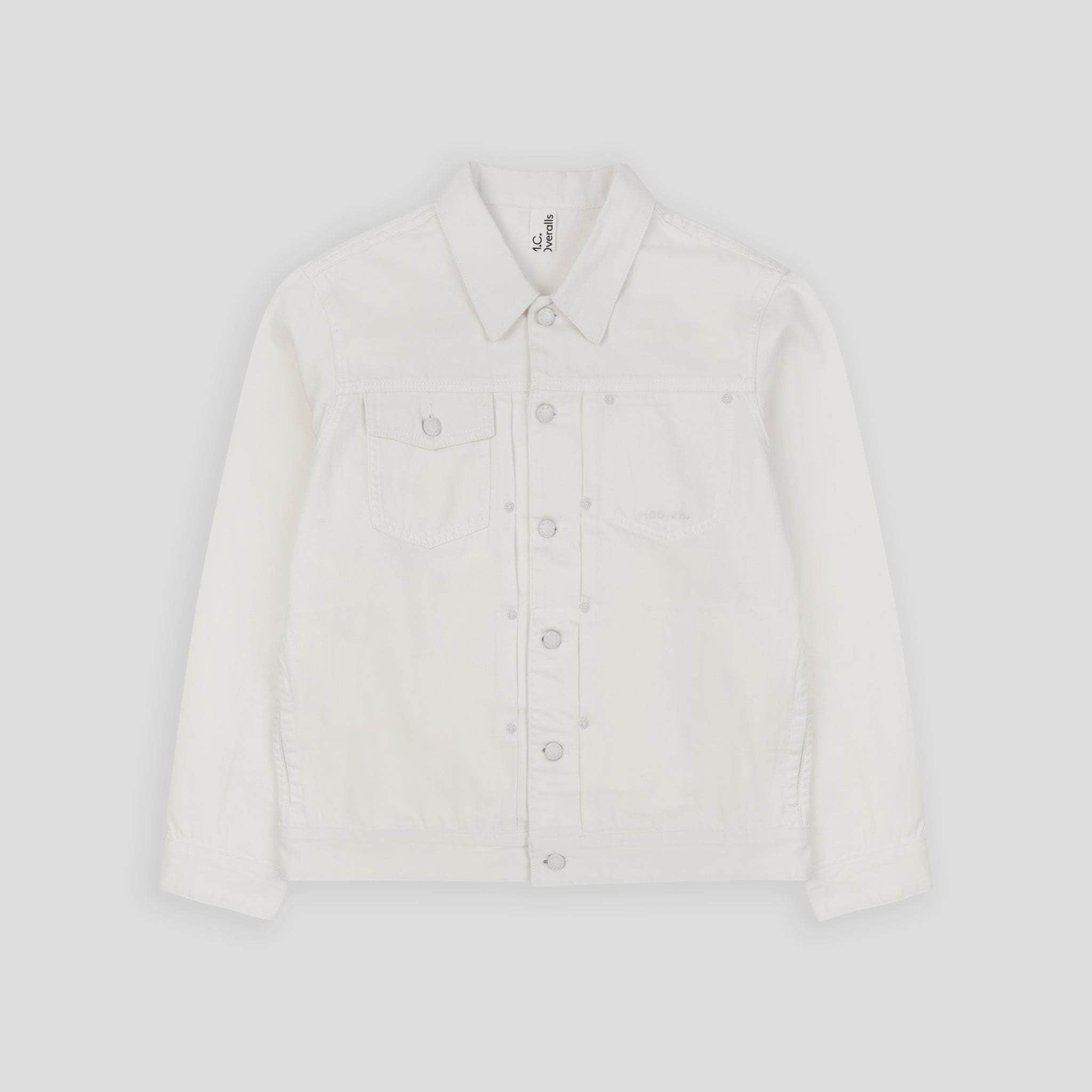 Denim Battle Jacket Ivory