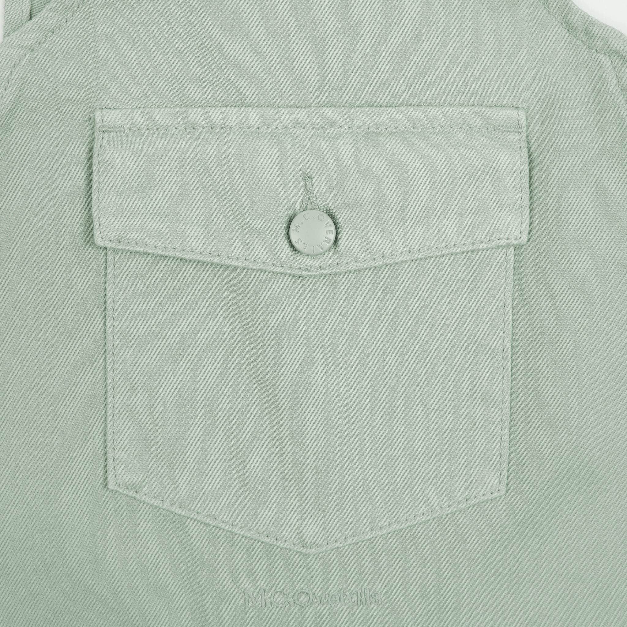 Denim Bib & Brace Dungaree Mint