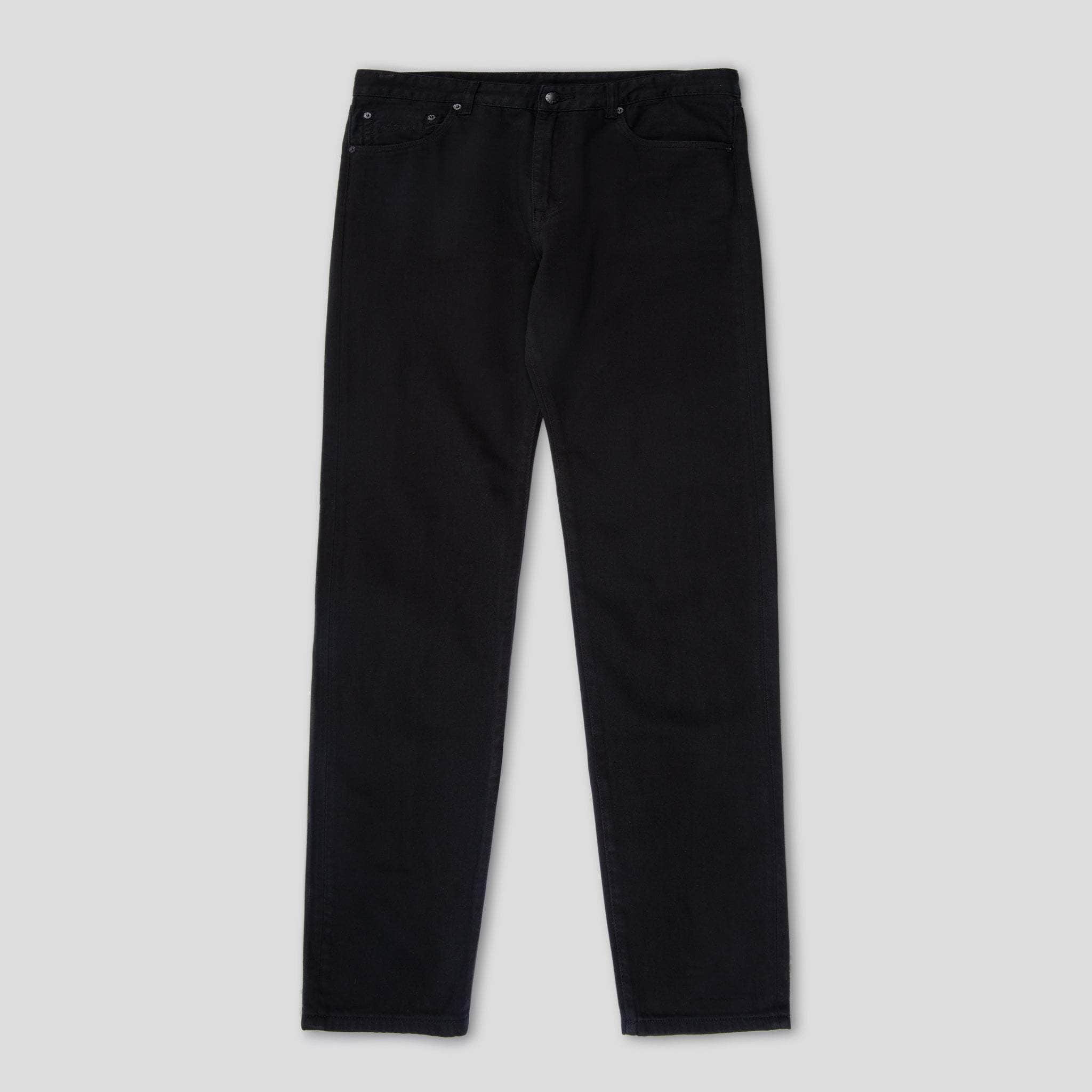 5 Pocket Regular-Fit Denim Jean Black