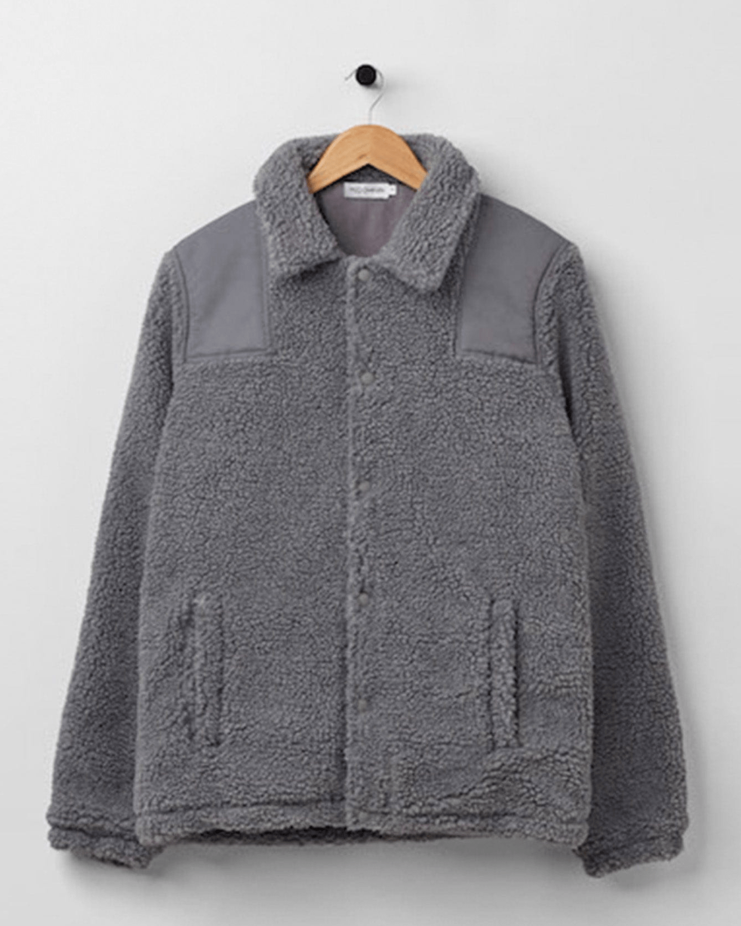 Popcorn top fleece pullover