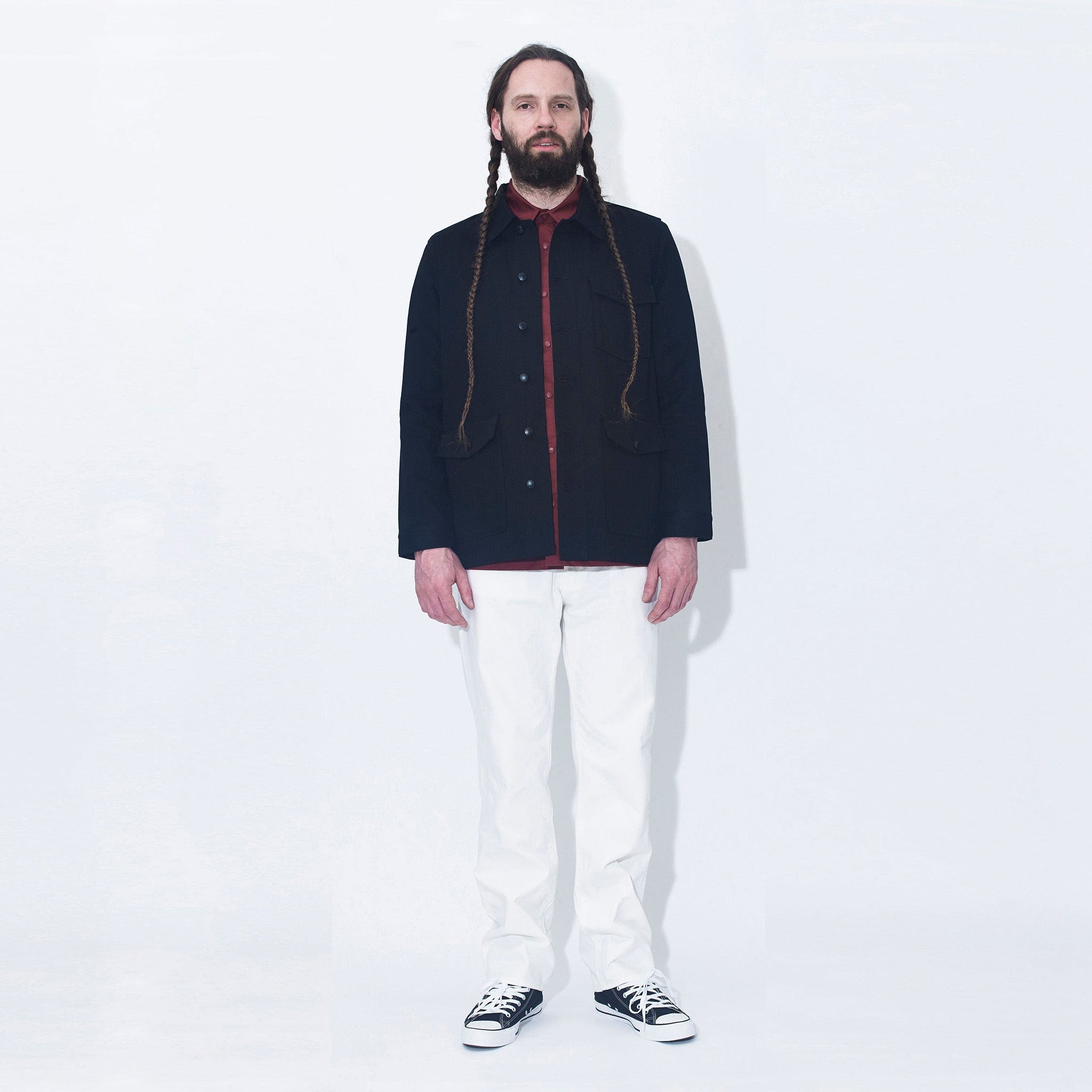5 Pocket Regular-Fit Denim Jean White