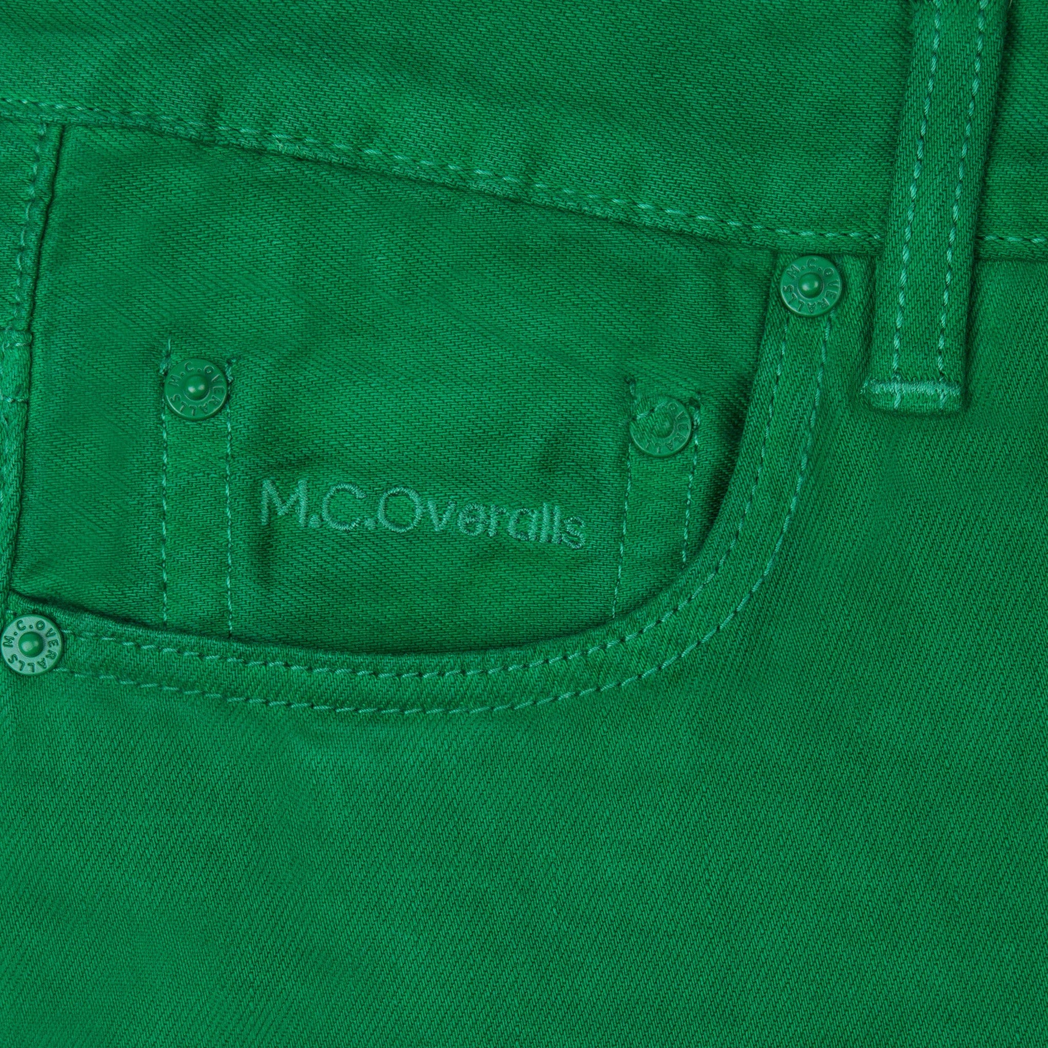5 Pocket Slim-Fit Denim Jean Green