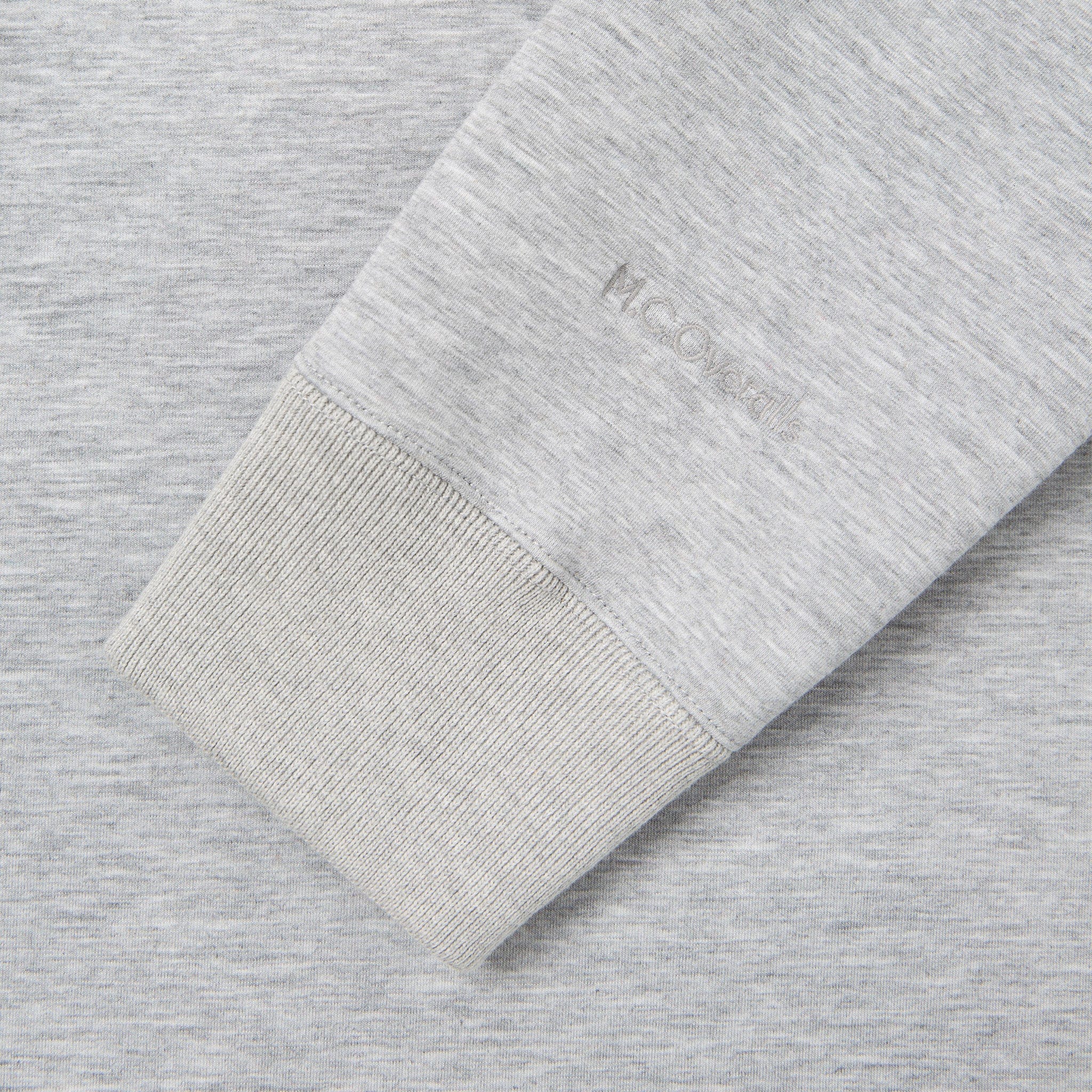 Bonded Jersey Hoodie Grey Marl