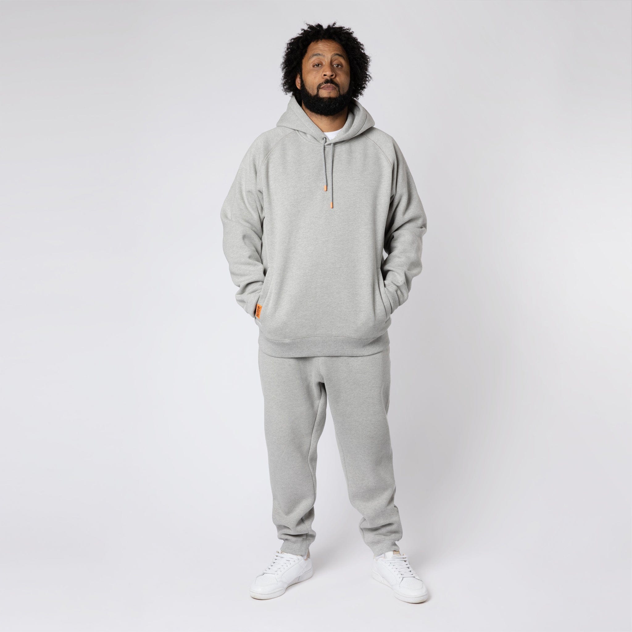 Heavyweight Logo Hoodie Grey