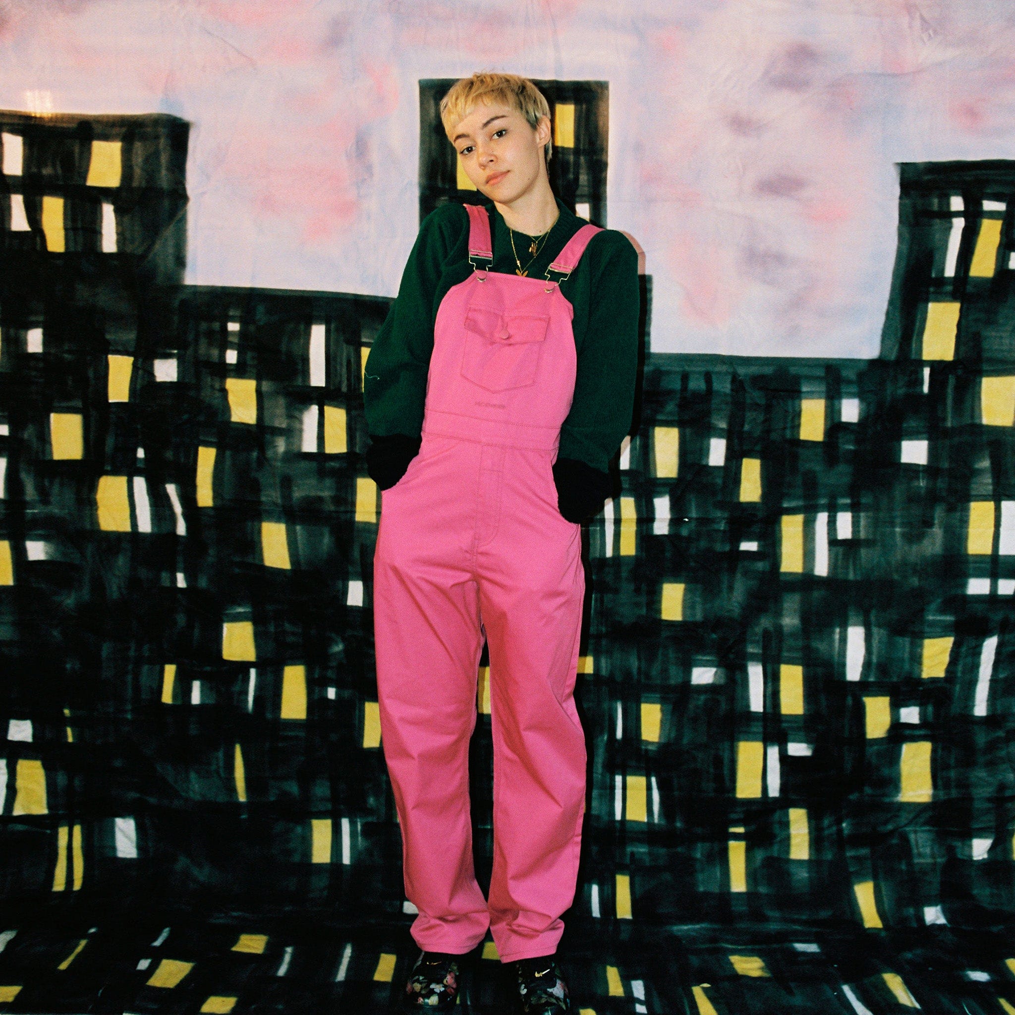 Bib & Brace Dungaree Fuchsia
