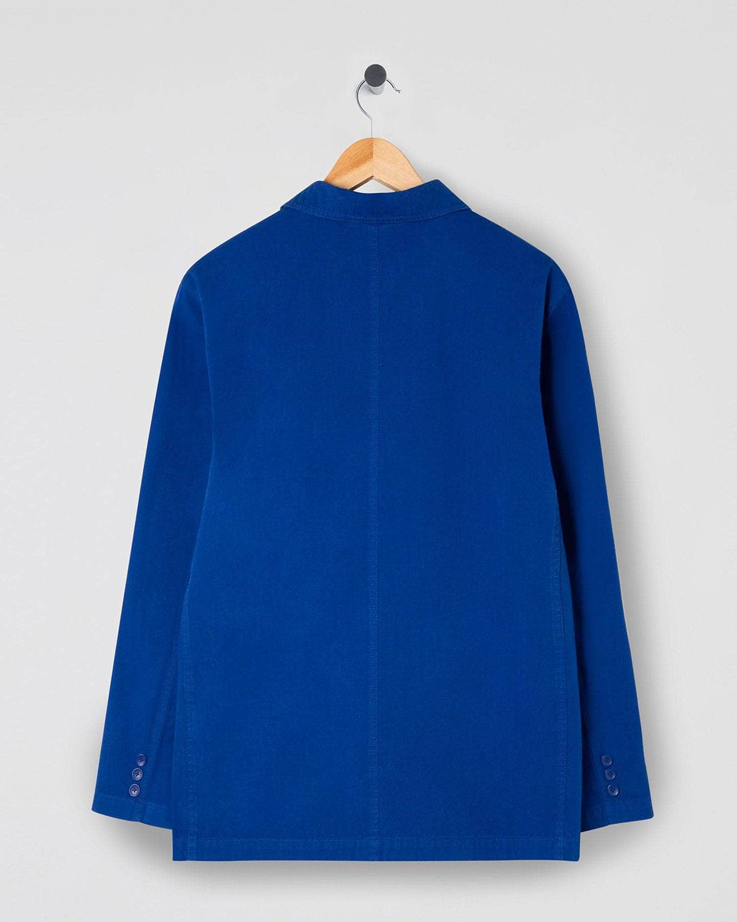 Lightweight Cotton Blazer Royal Blue