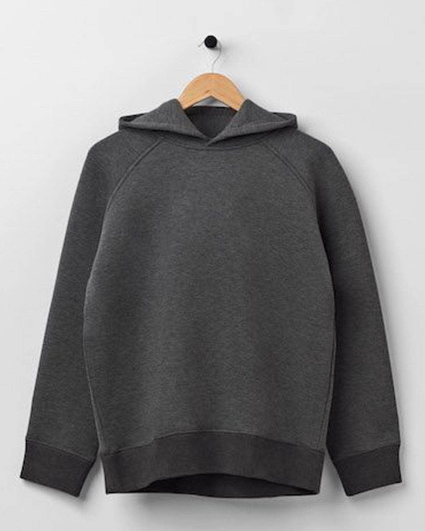 Bonded Jersey Hoodie Charcoal