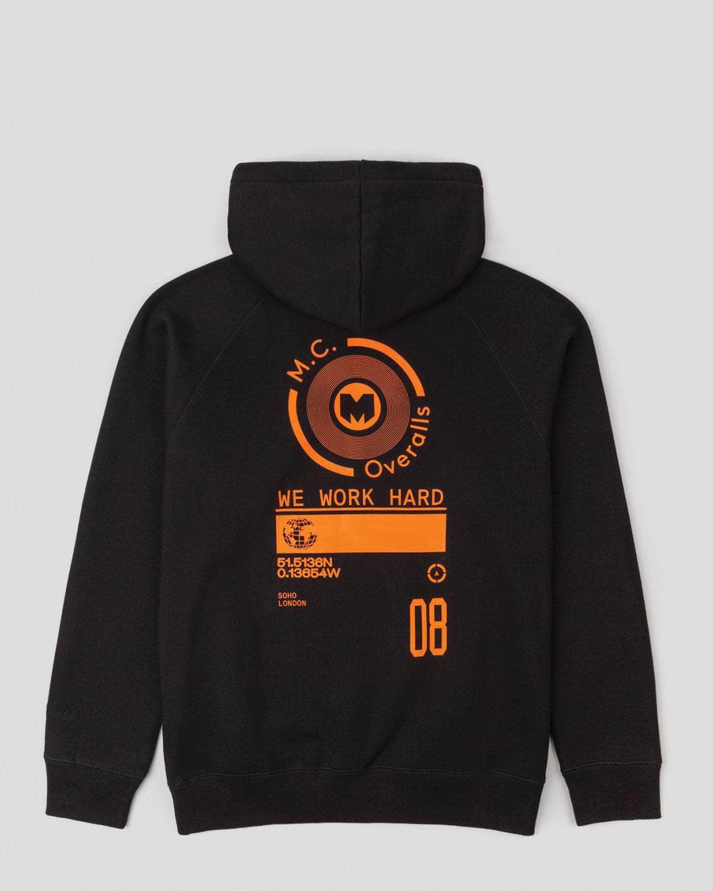 Tools- Wrench & Bolts Hoodie Black