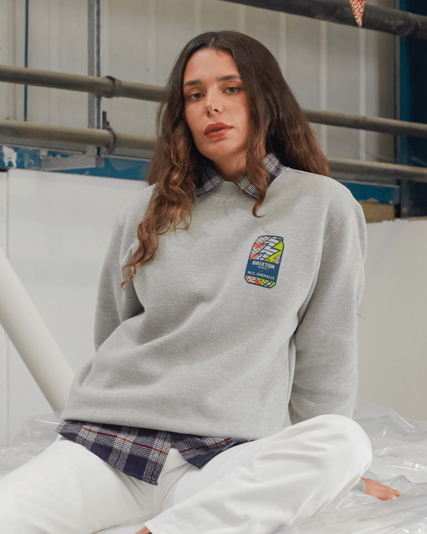 M.C.Overalls x Brixton Brewery Sweatshirt Grey