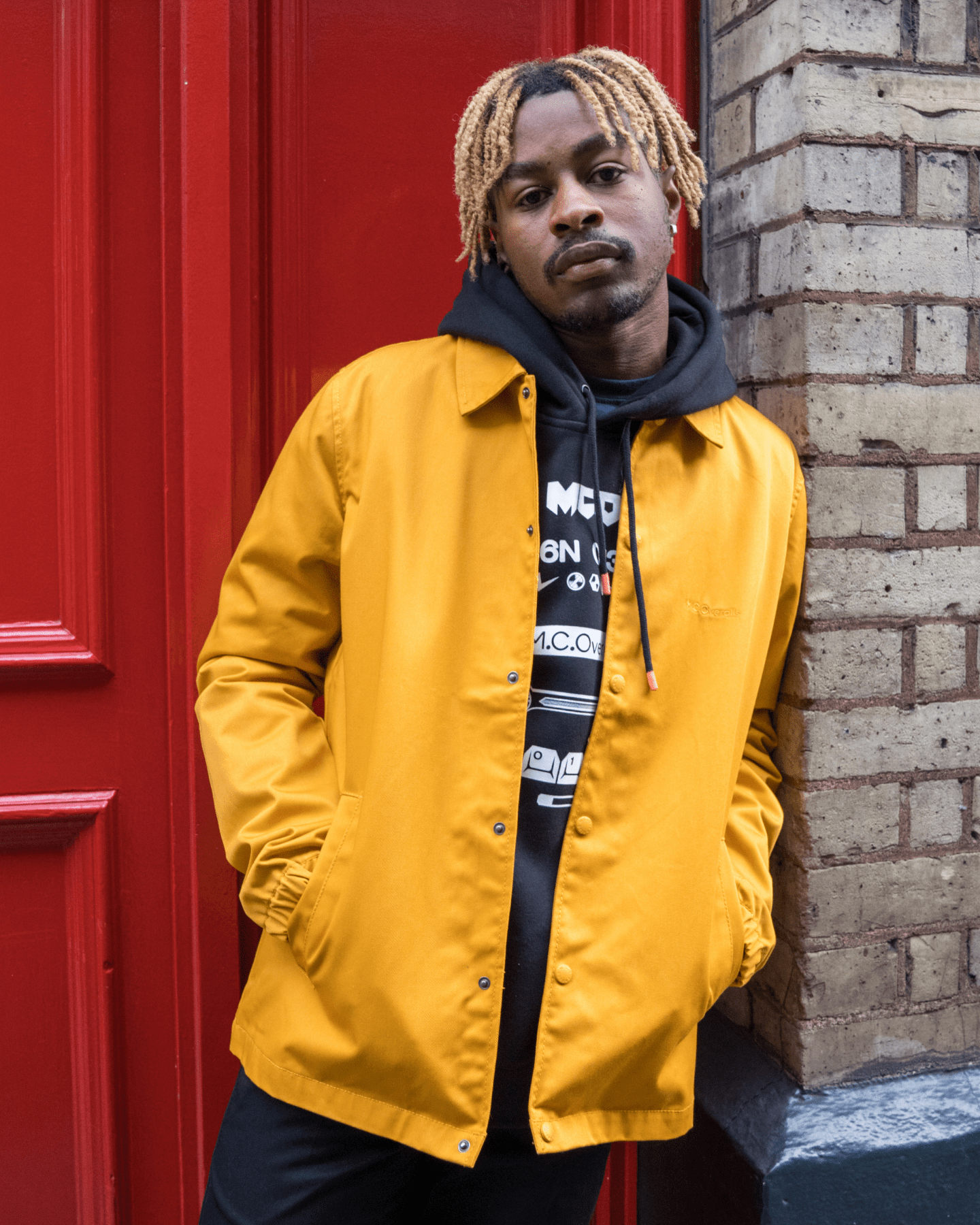 Fitted Coach Jacket Mustard Yellow – M.C.Overalls
