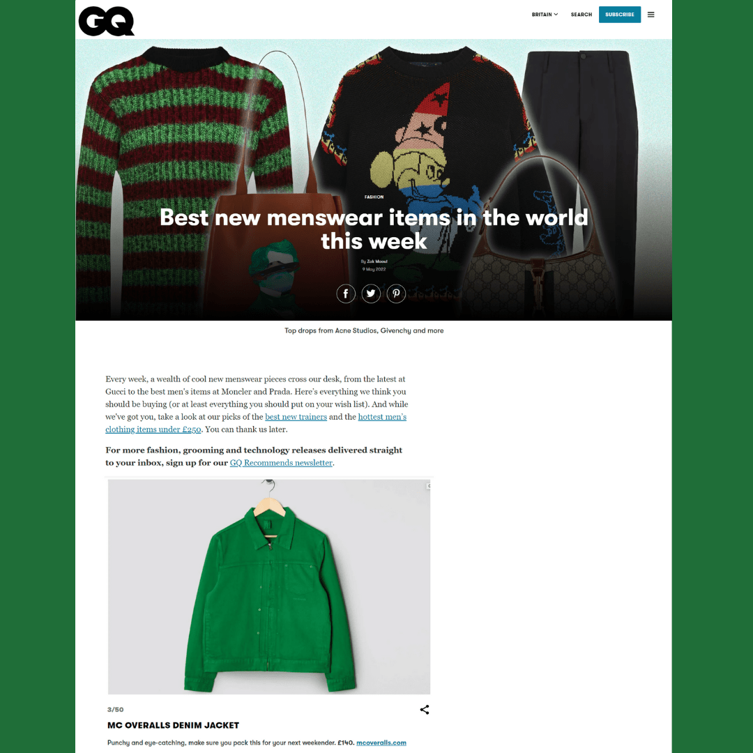 press 2023 M.C.Overalls