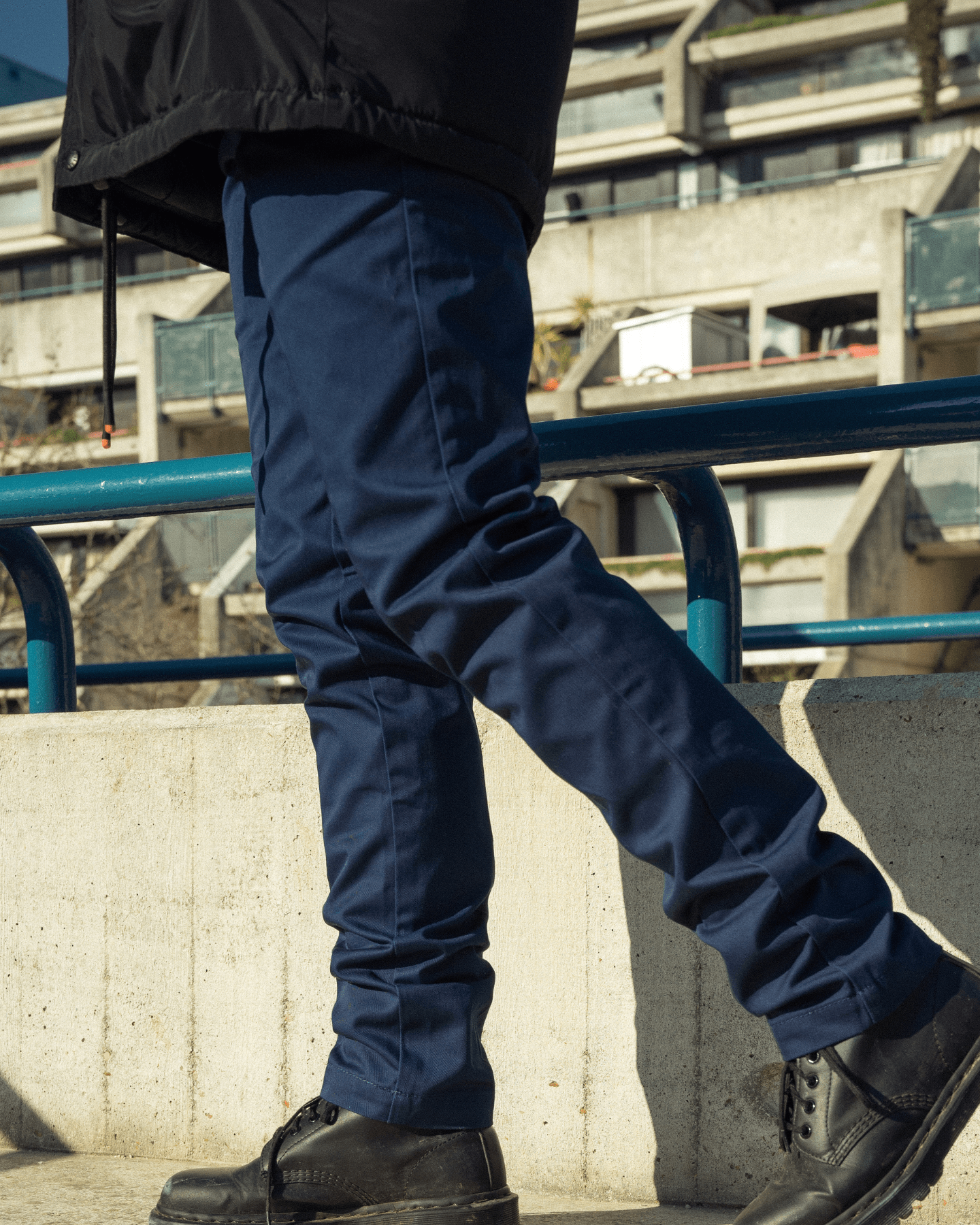 Slim-Fit Work Trousers Navy