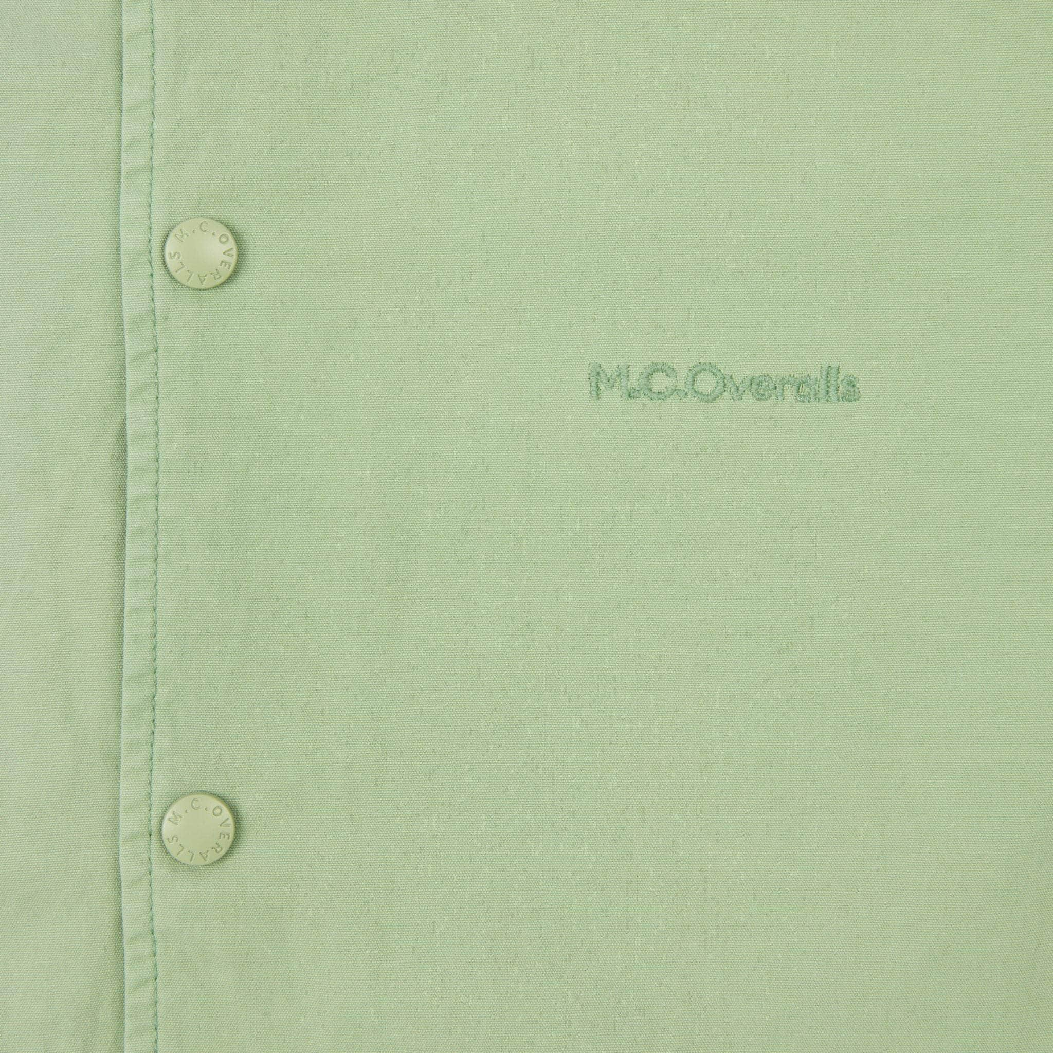 Lightweight Cotton Coach Jacket Dark Mint