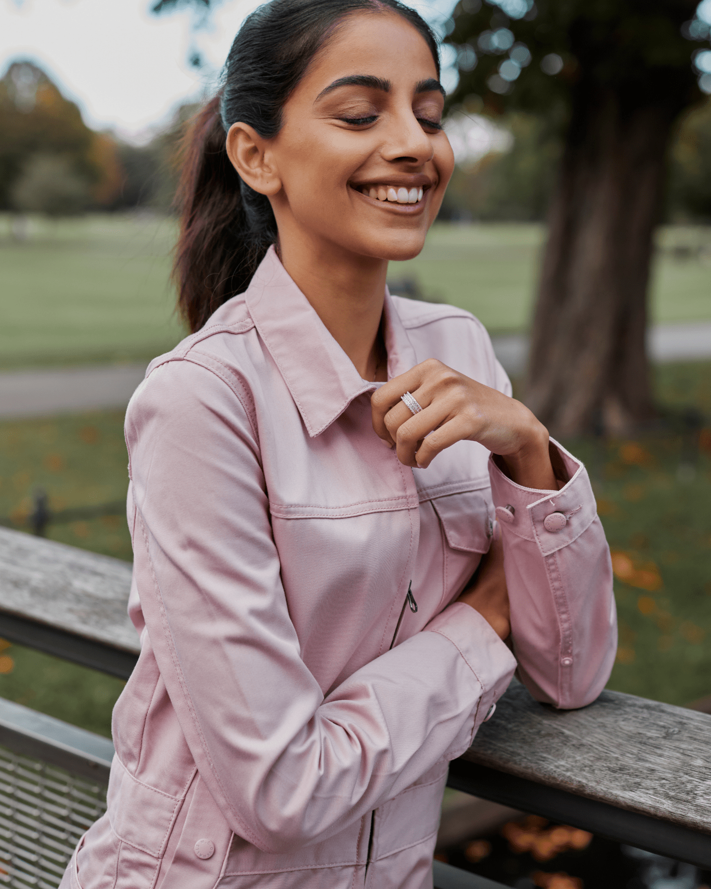 Collared Zip Overall Dusty Pink