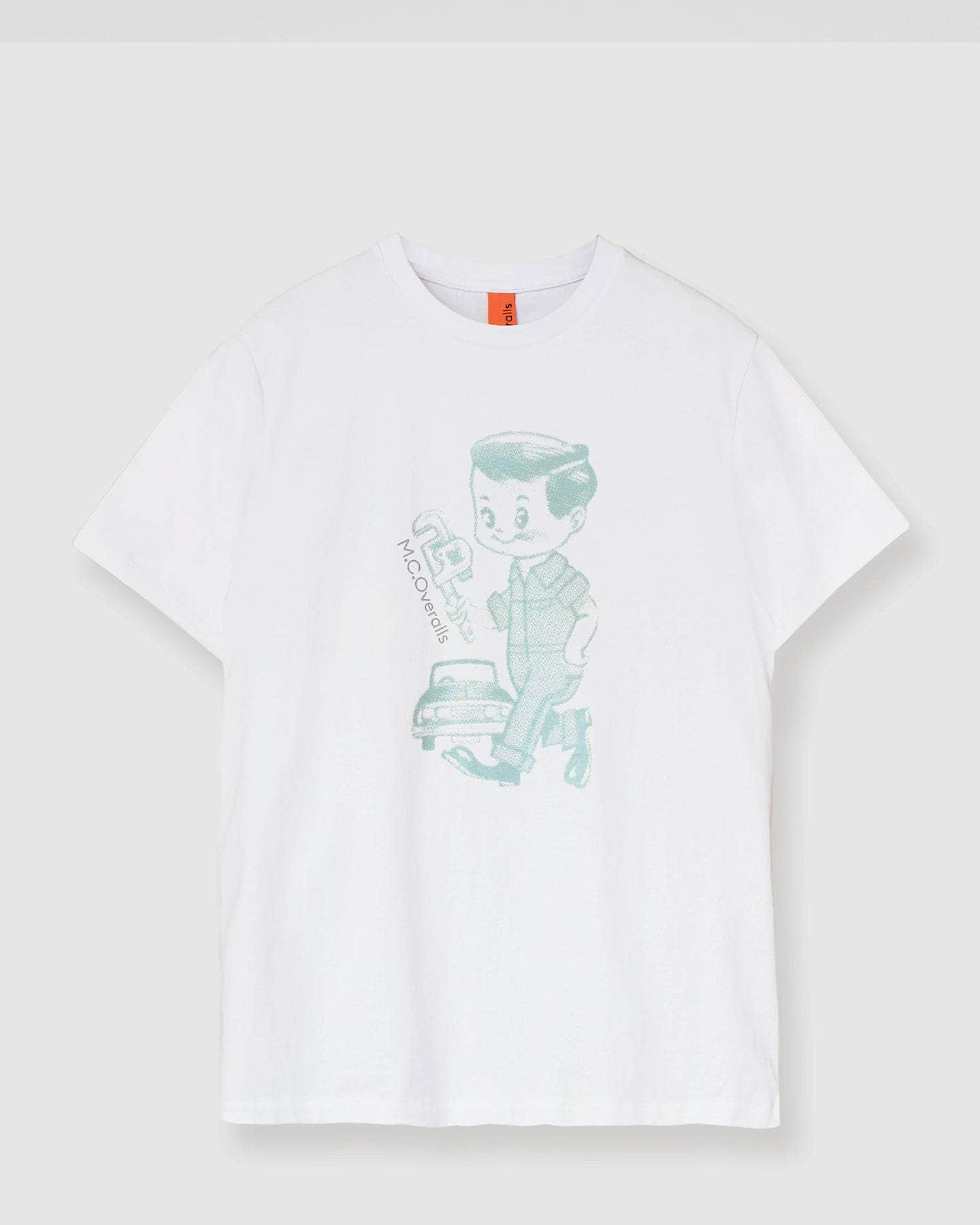Spanner Boy S/S T-Shirt White