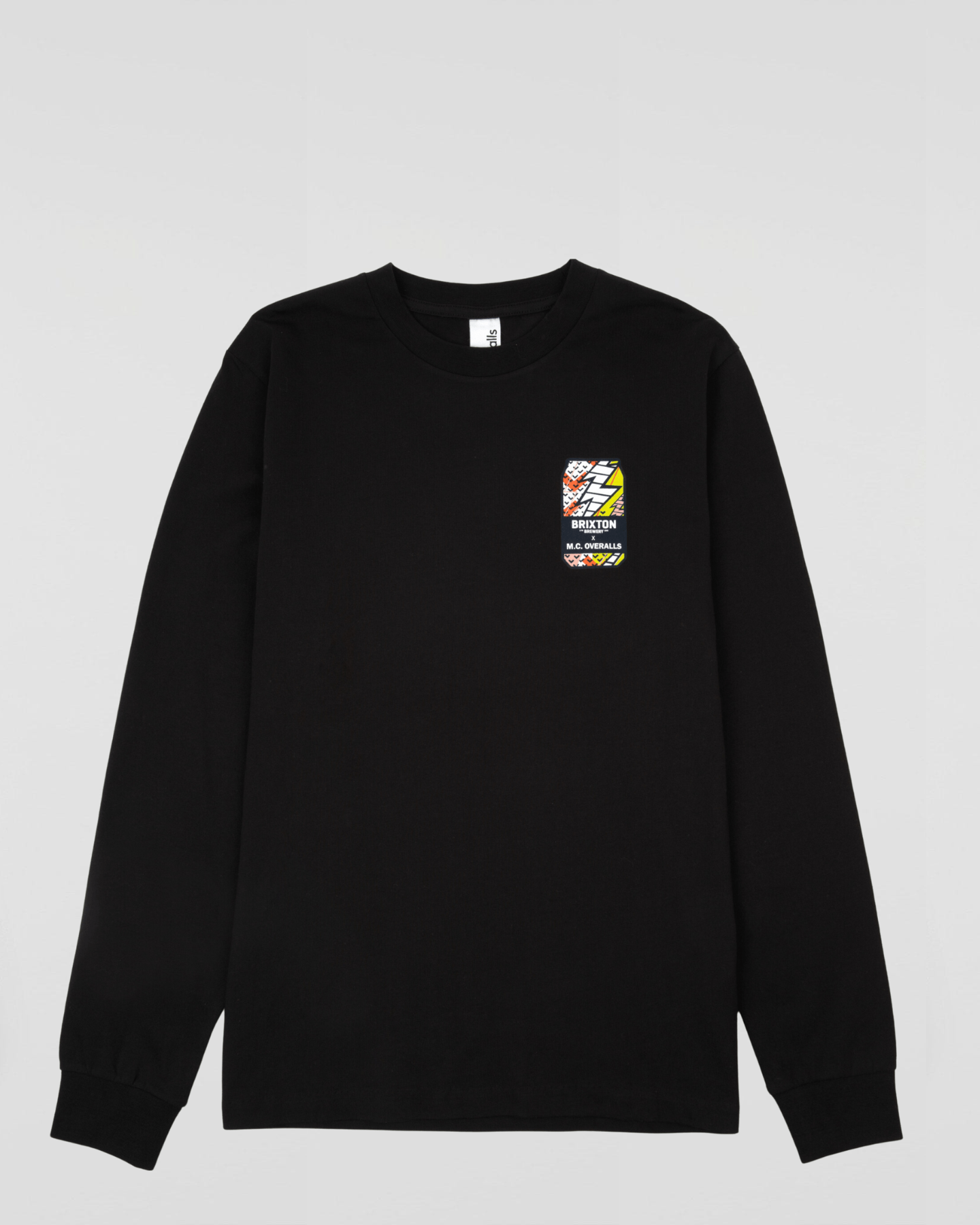 M.C.Overalls x Brixton Brewery L/S T-Shirt Black