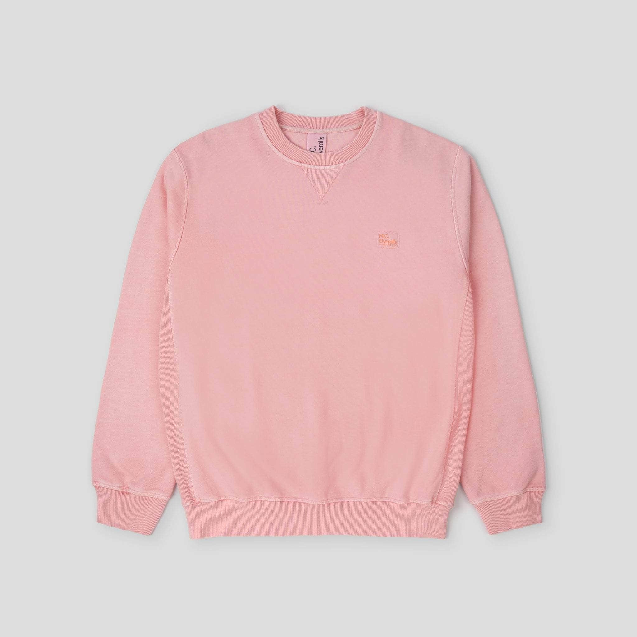 Relaxed Cotton Sweatshirt Dusty Pink