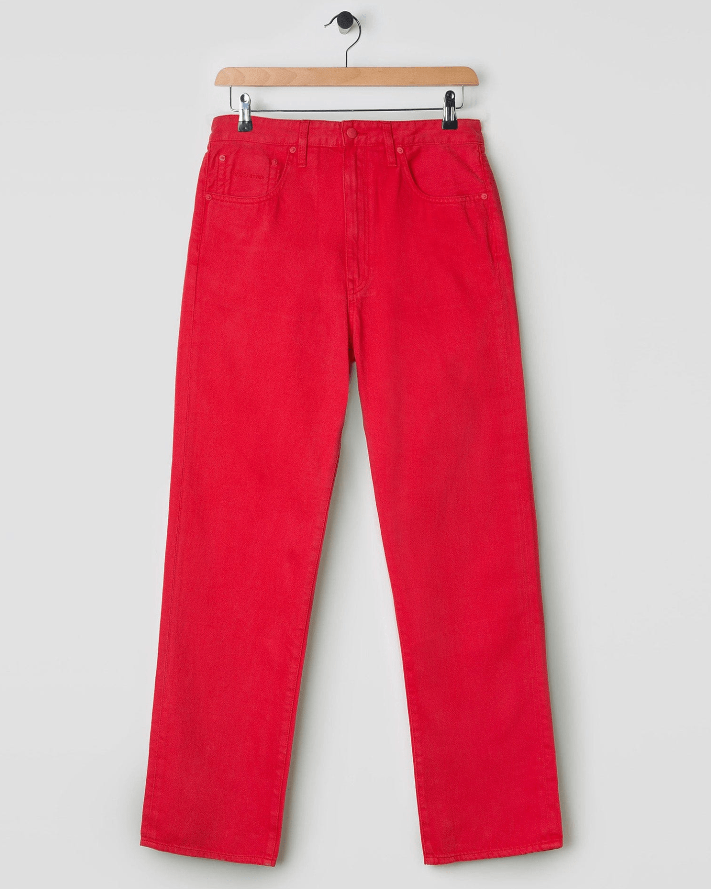 5 Pocket Regular-Fit Denim Jean Red