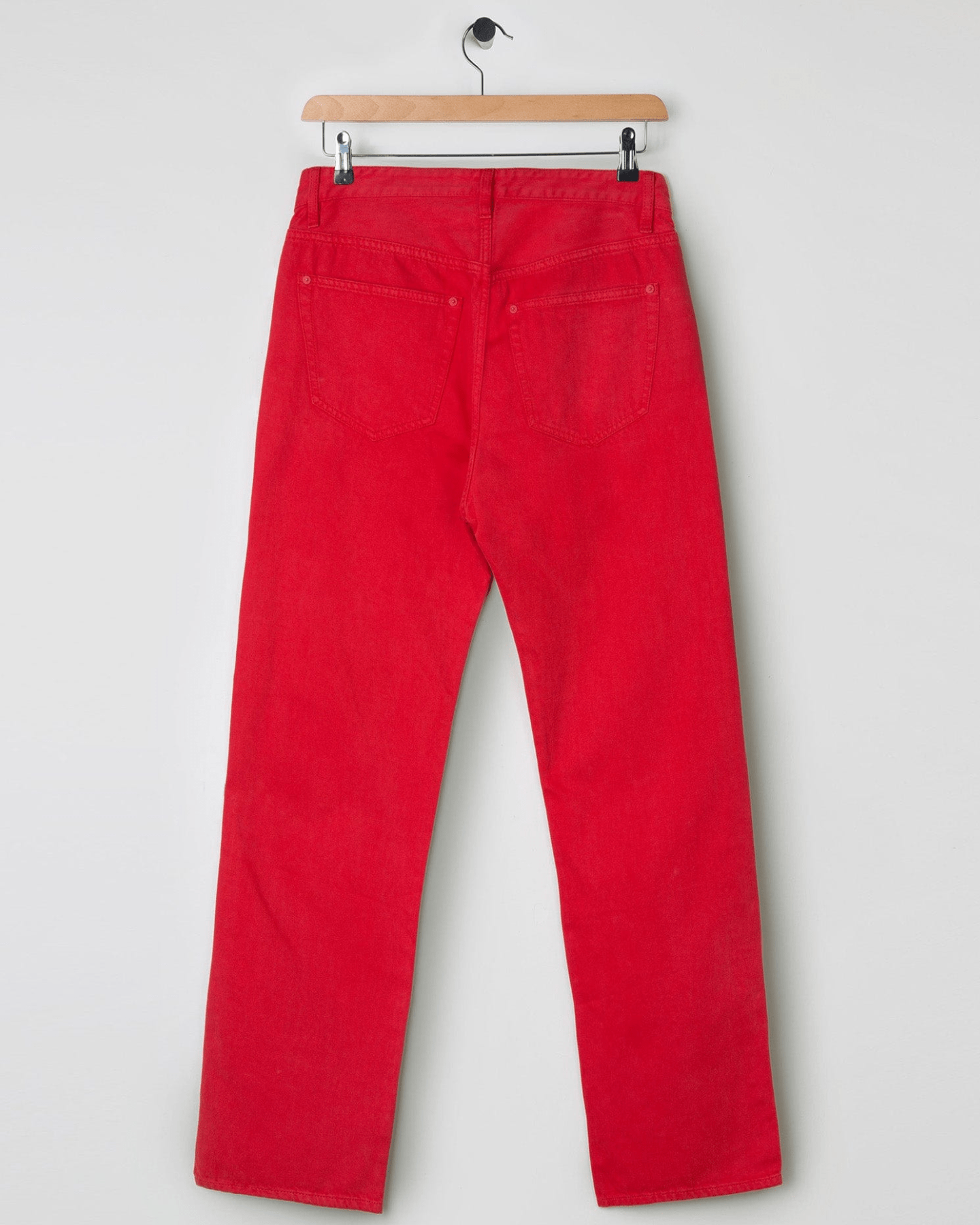 5 Pocket Regular-Fit Denim Jean Red