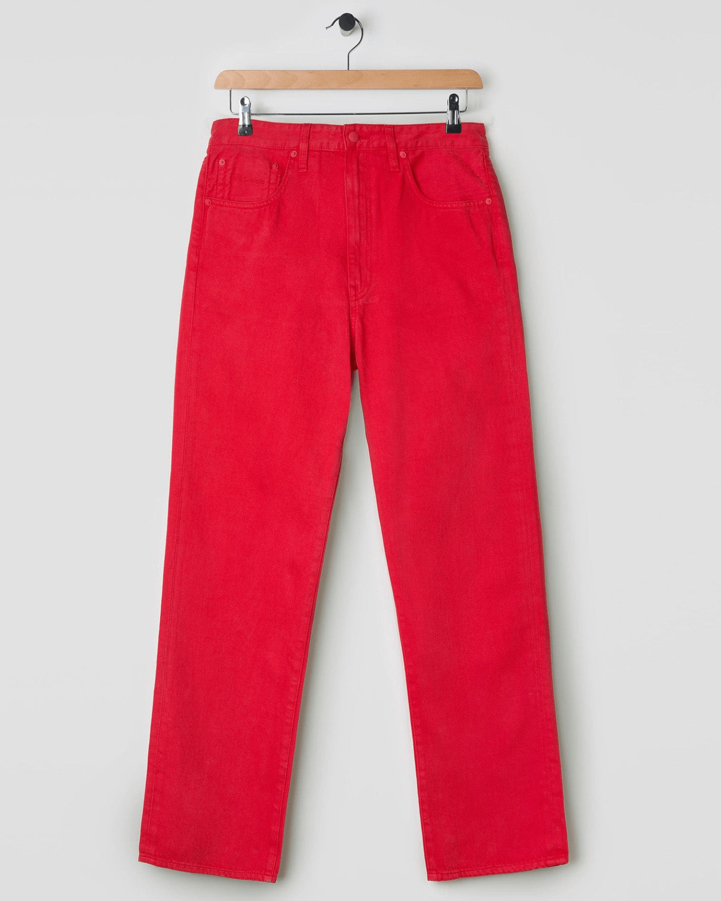 5 Pocket Slim-Fit Denim Jean Red