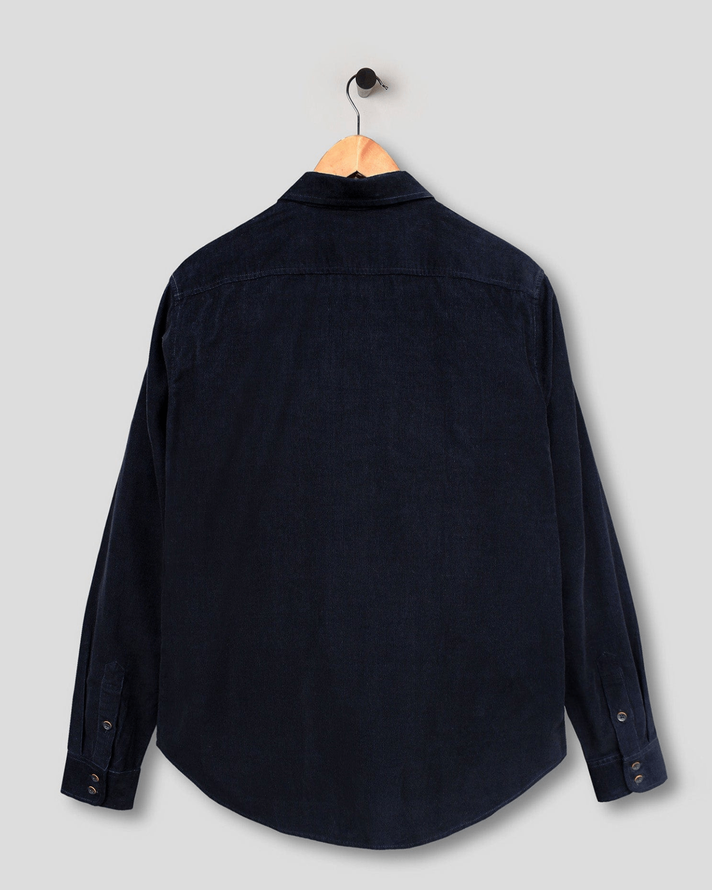 Corduroy Button Down Shirt Navy