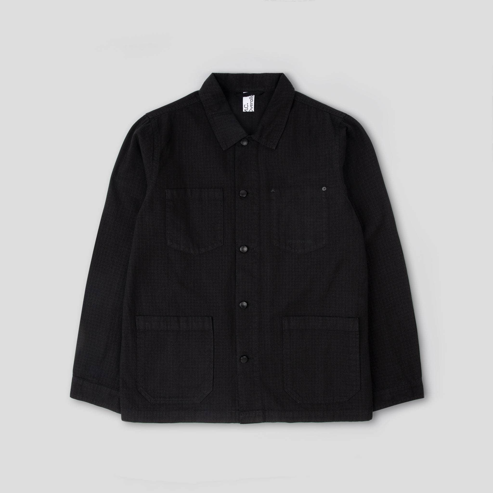 Ripstop Chore Jacket Black – M.C.Overalls