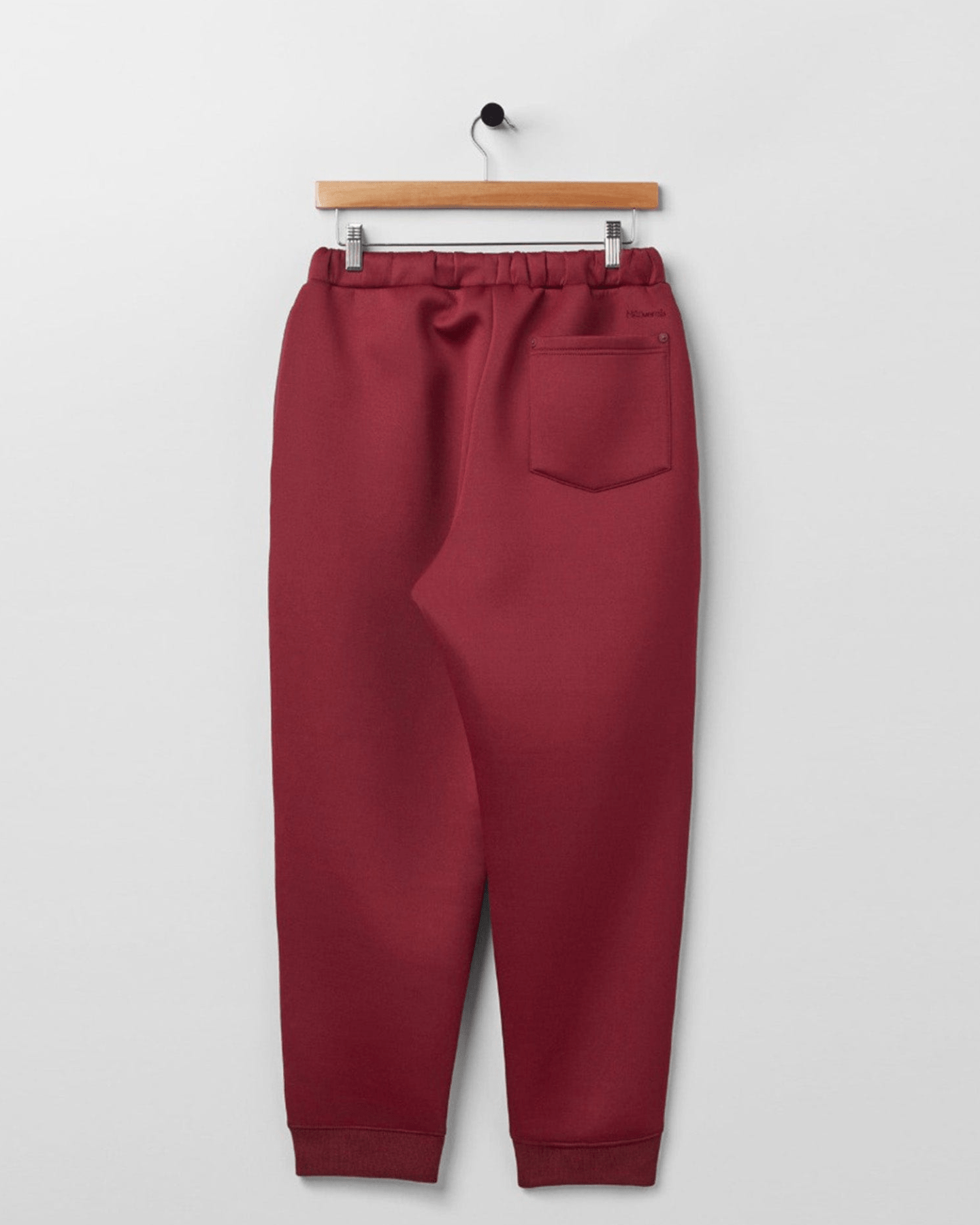 Bonded Jersey Sweatpants Burgundy