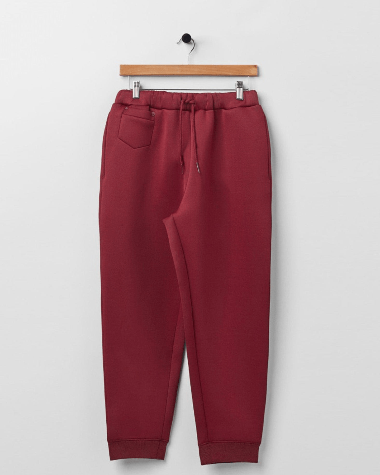 Bonded Jersey Sweatpants Burgundy