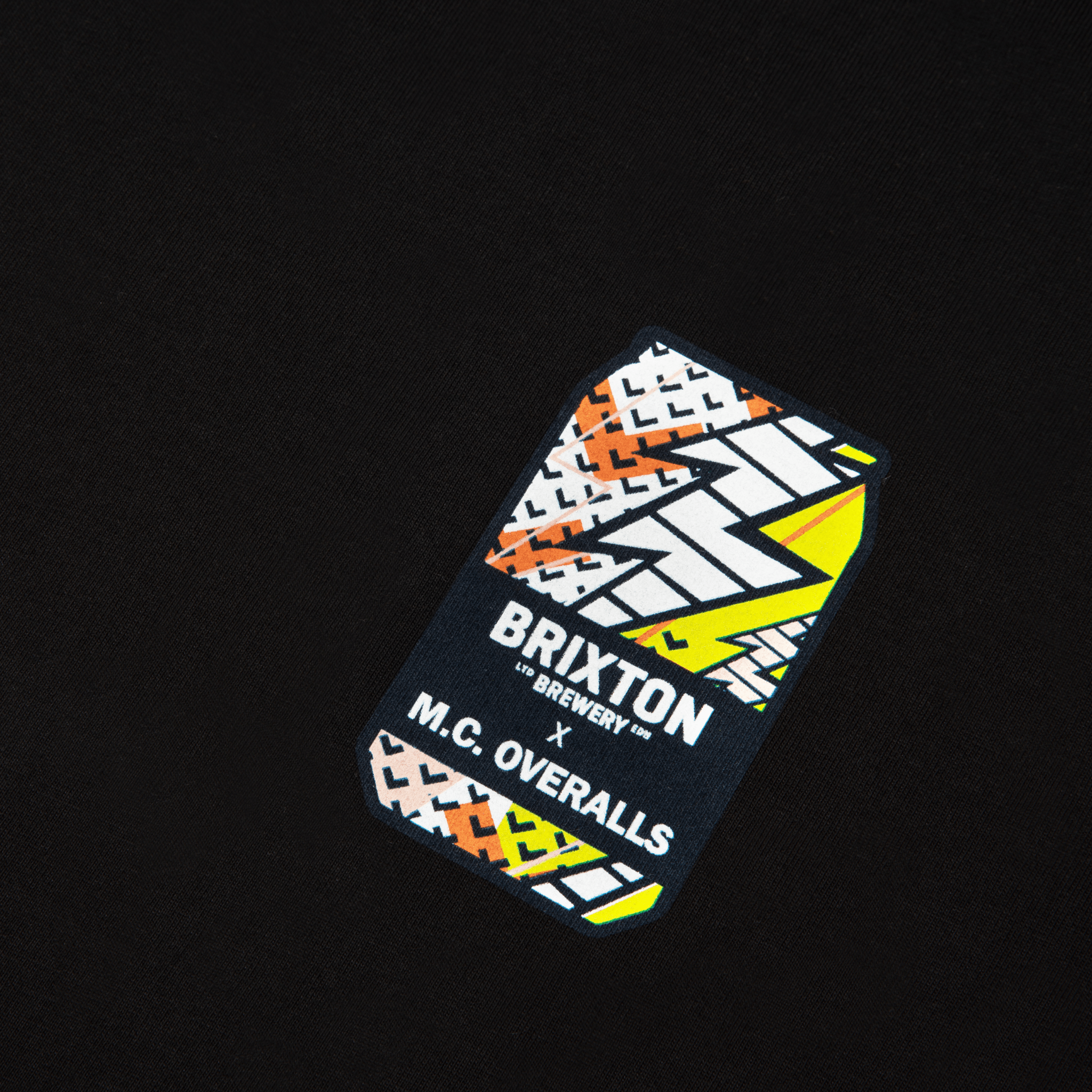 M.C.Overalls x Brixton Brewery L/S T-Shirt Black