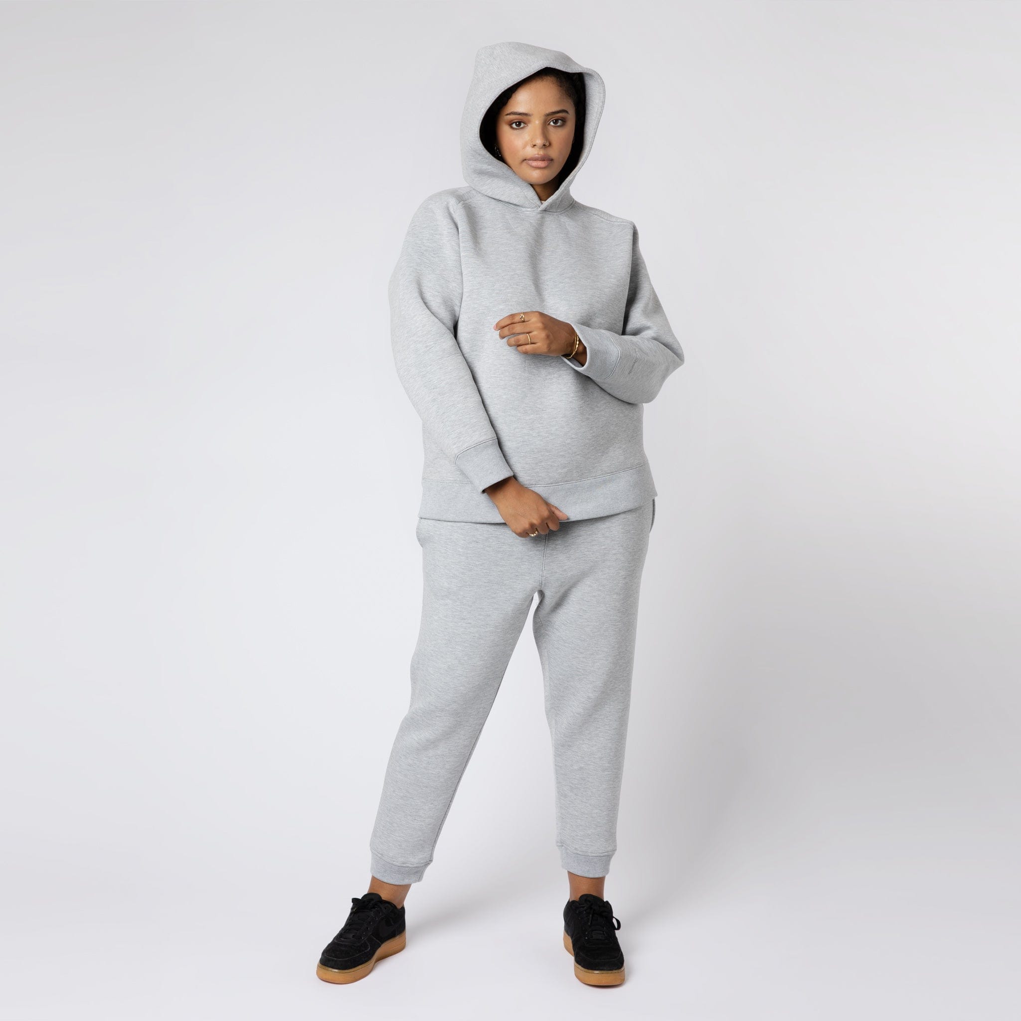 Bonded Jersey Sweatshirt Grey Marl