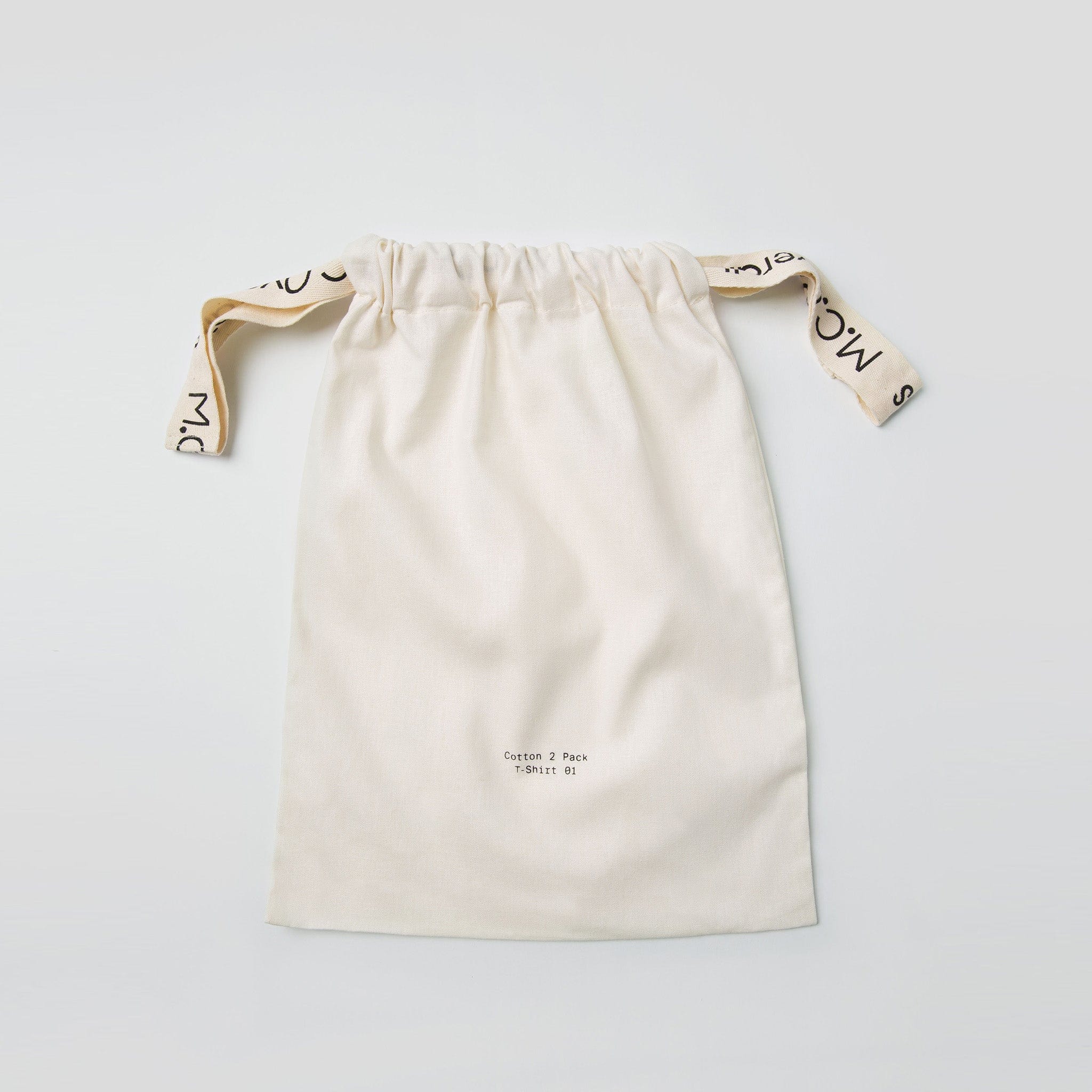 2 Pack Underwear T-shirt Oatmeal White