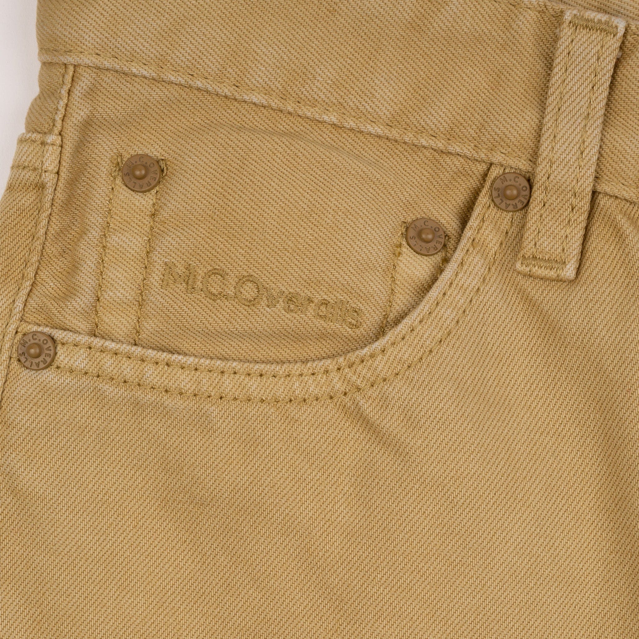 5 Pocket Regular-Fit Denim Jean Olive Drab