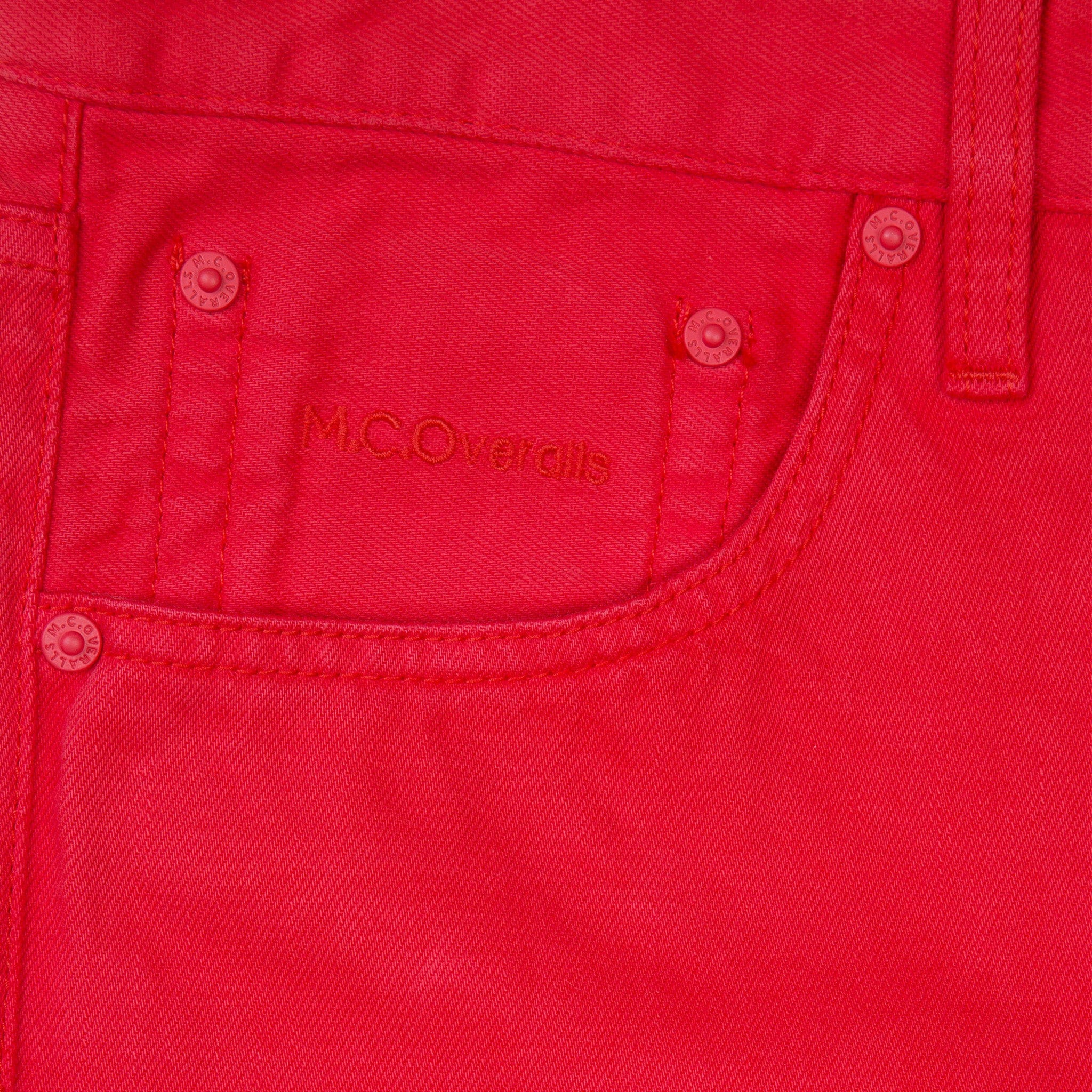 5 Pocket Regular-Fit Denim Jean Red