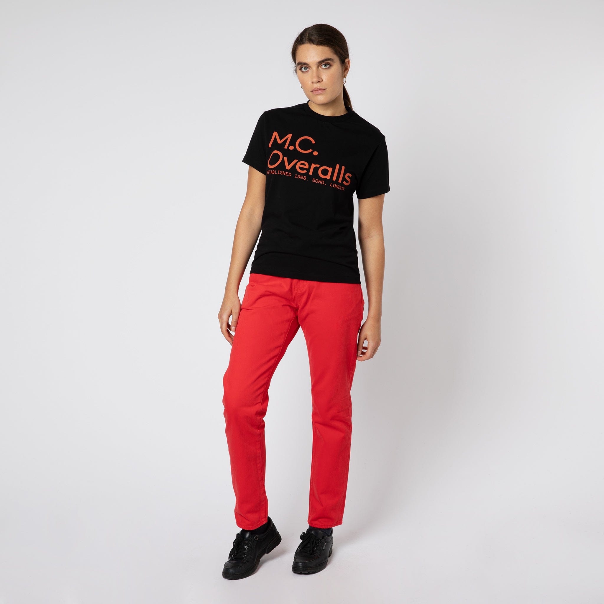 5 Pocket Slim-Fit Denim Jean Red