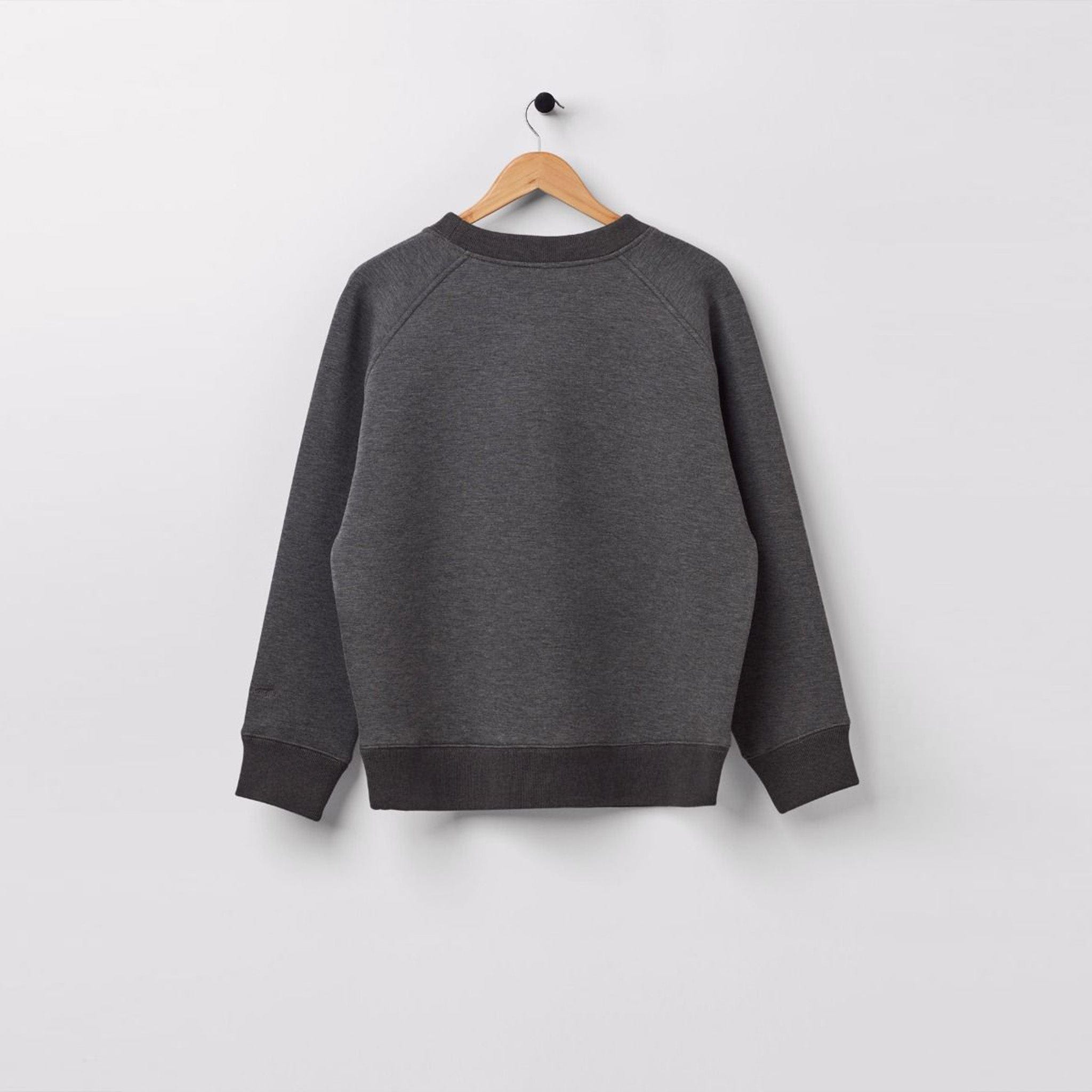 Bonded Jersey Sweatshirt Charcoal