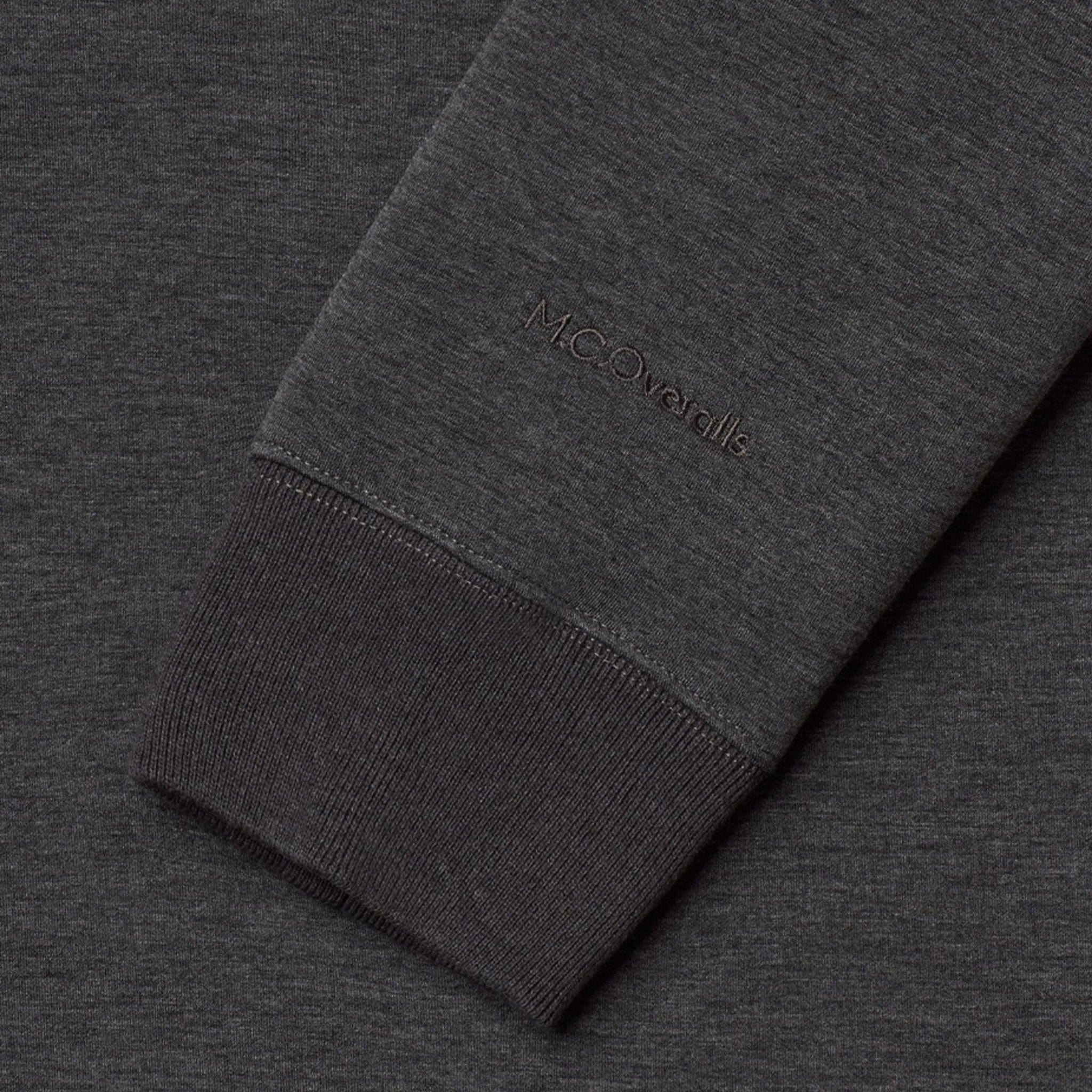 Bonded Jersey Sweatshirt Charcoal