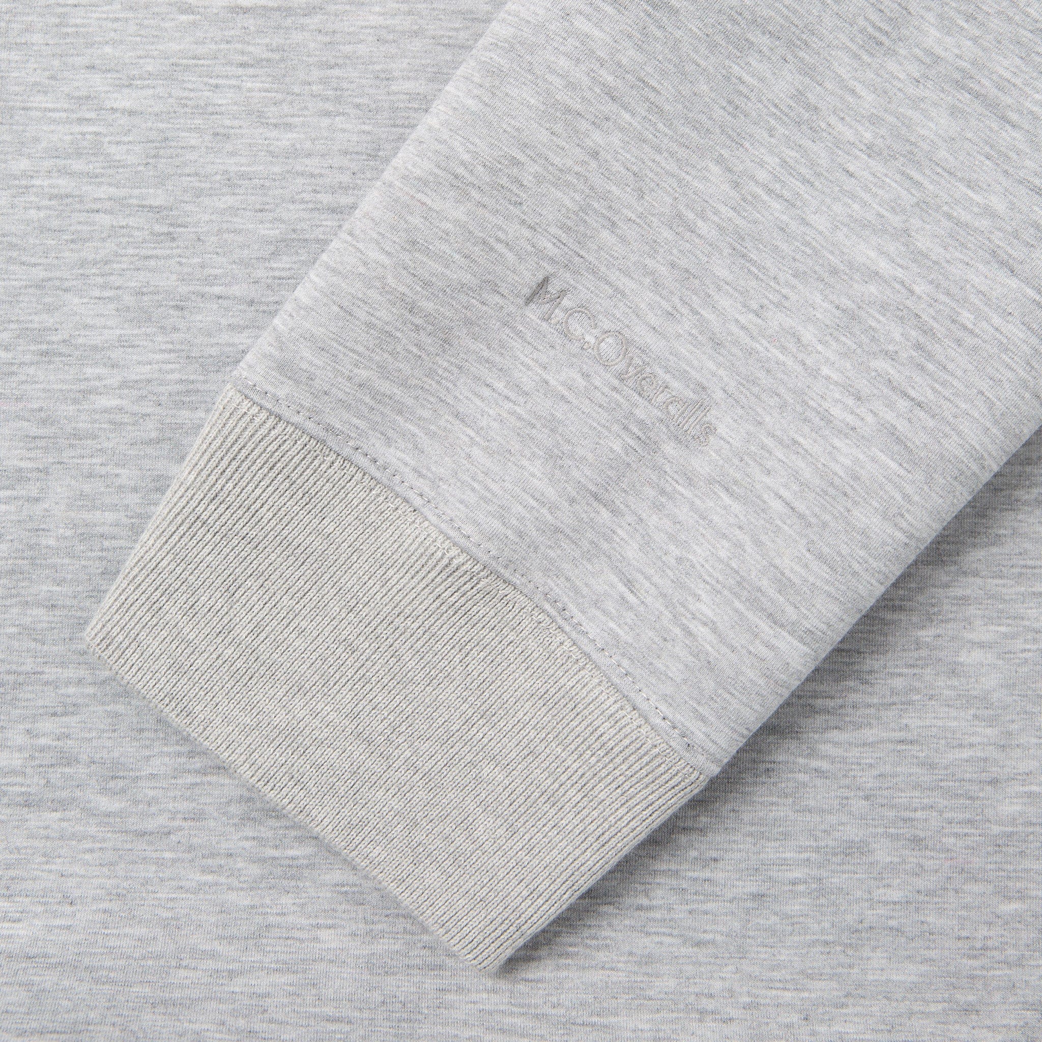 Bonded Jersey Sweatshirt Grey Marl