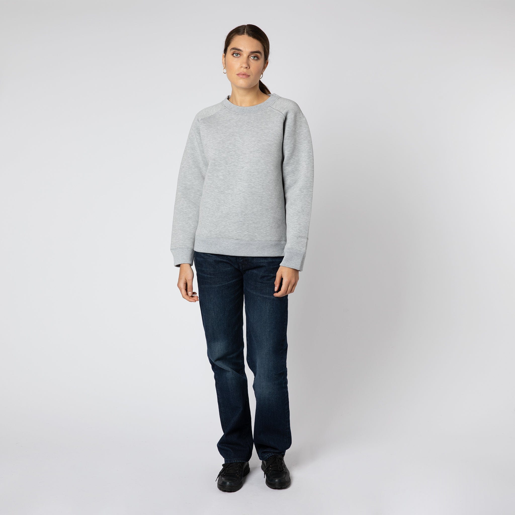 Bonded Jersey Sweatshirt Grey Marl